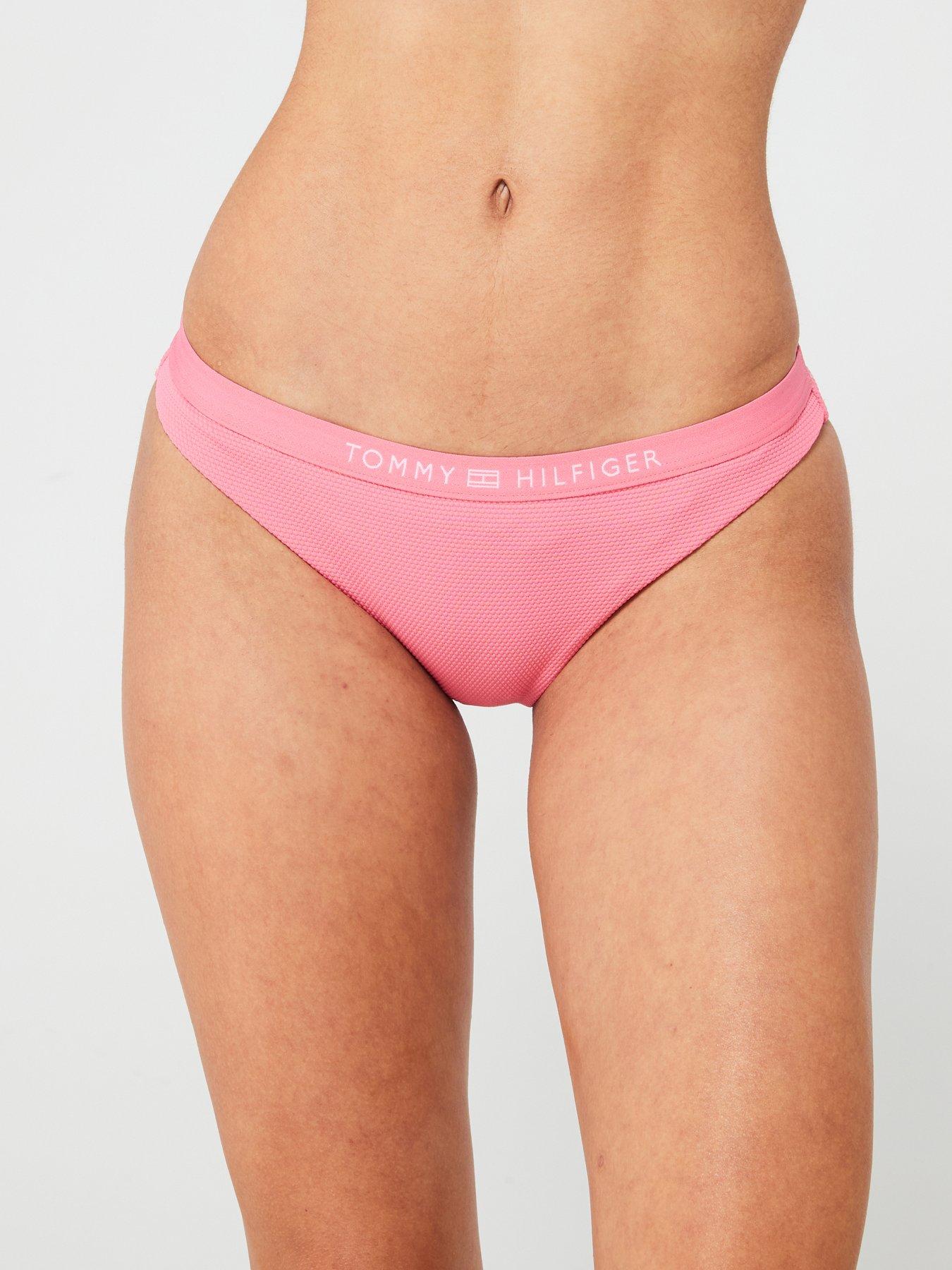 Tommy Hilfiger Tonal Logo Bikini Brief - Pink