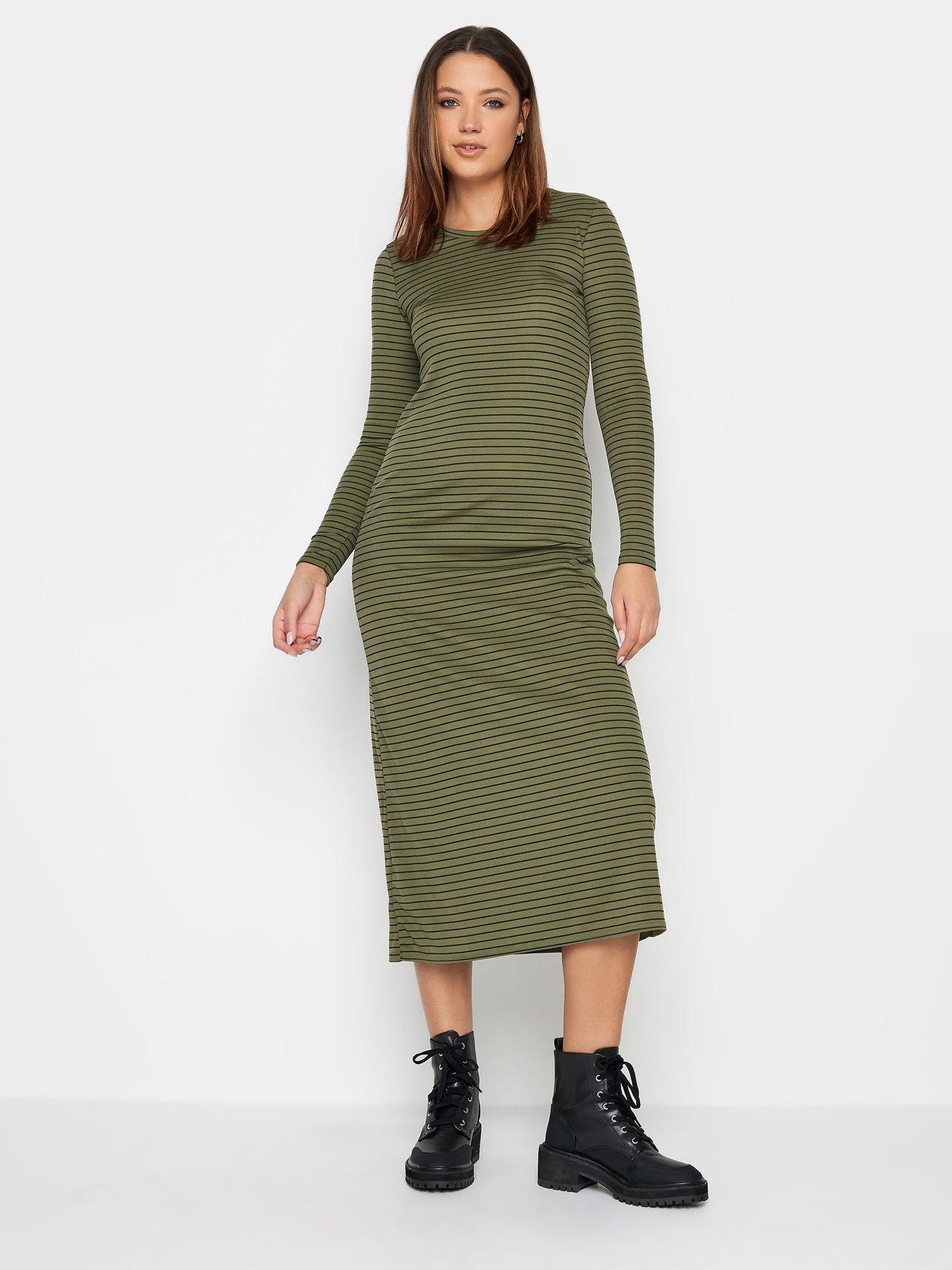 Stripe rib dress sale