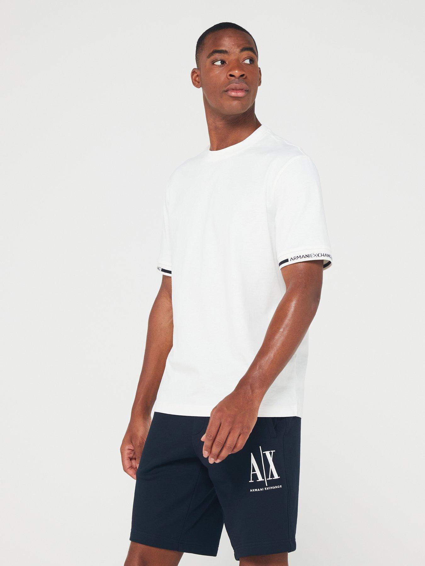 AX Logo Jersey Short Navy