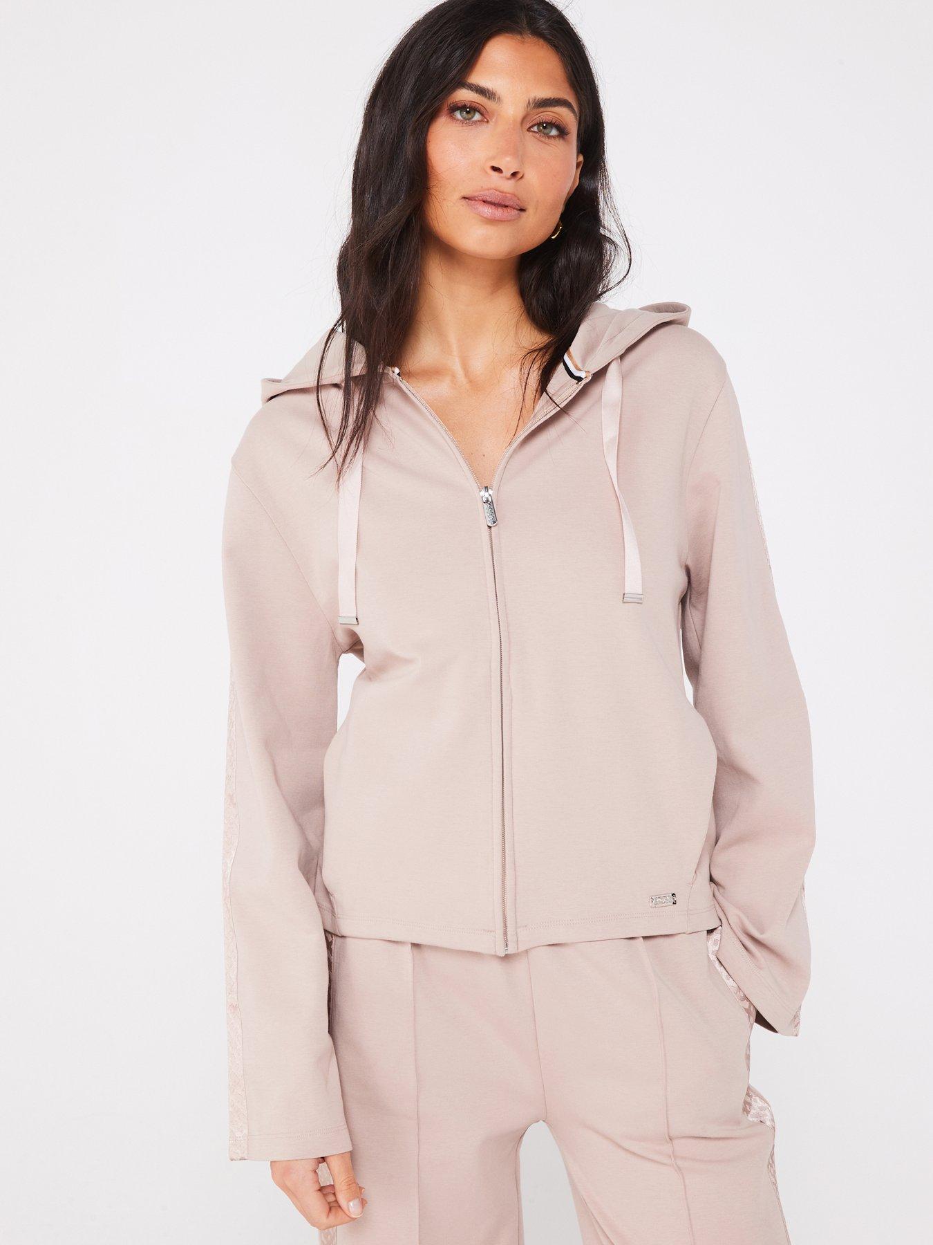Boss Arya Hooded Jacket - Beige