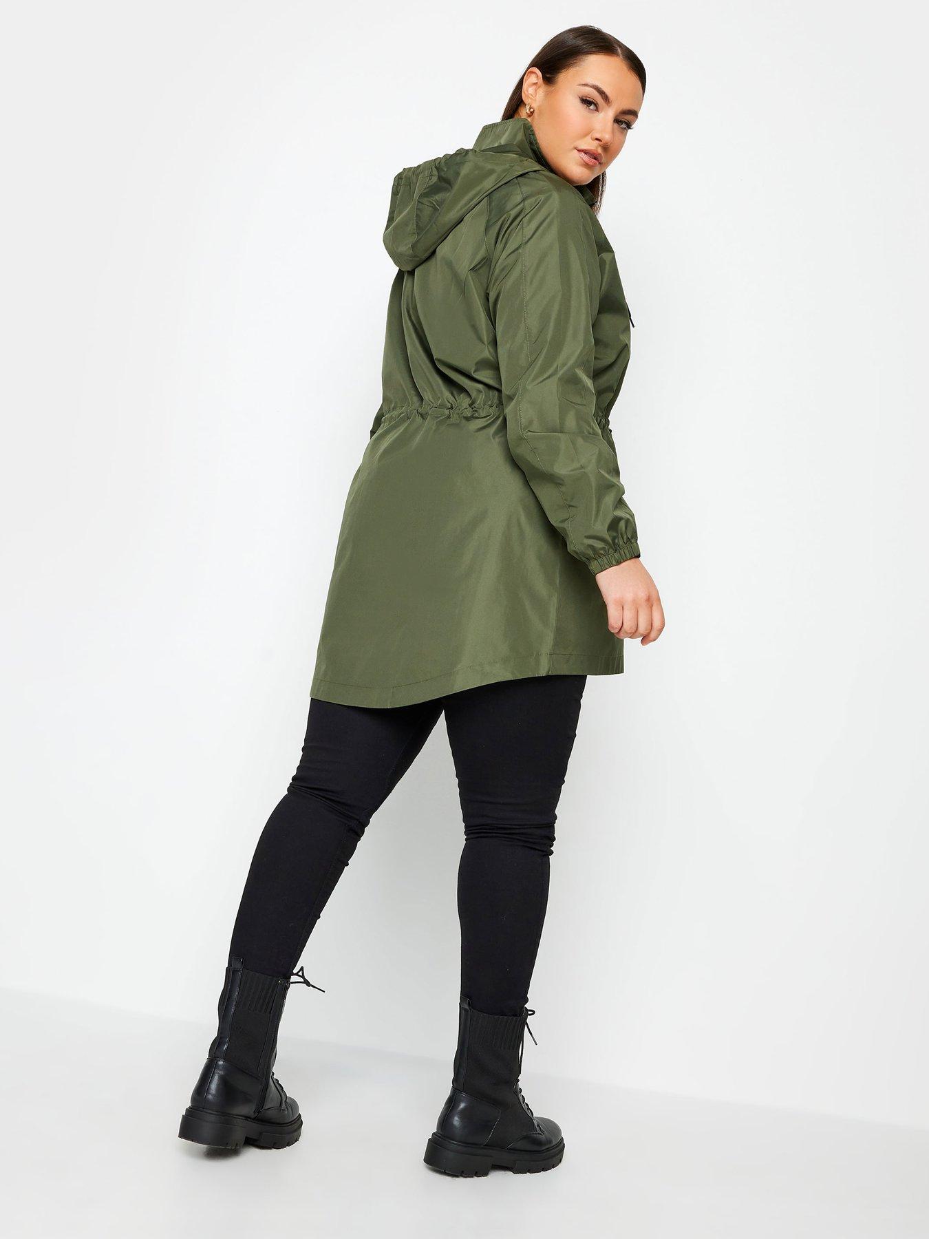 Image 2 of 4 of Yours Lightweight Parka Soft Khaki