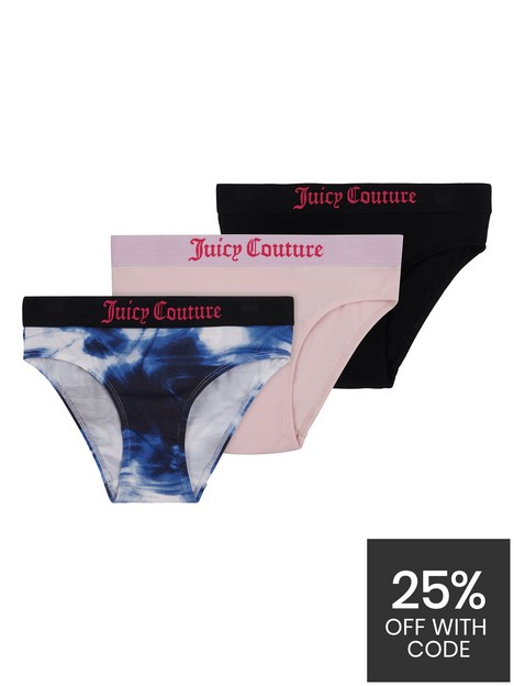juicy-couture-girls-3-pack-briefs-blue