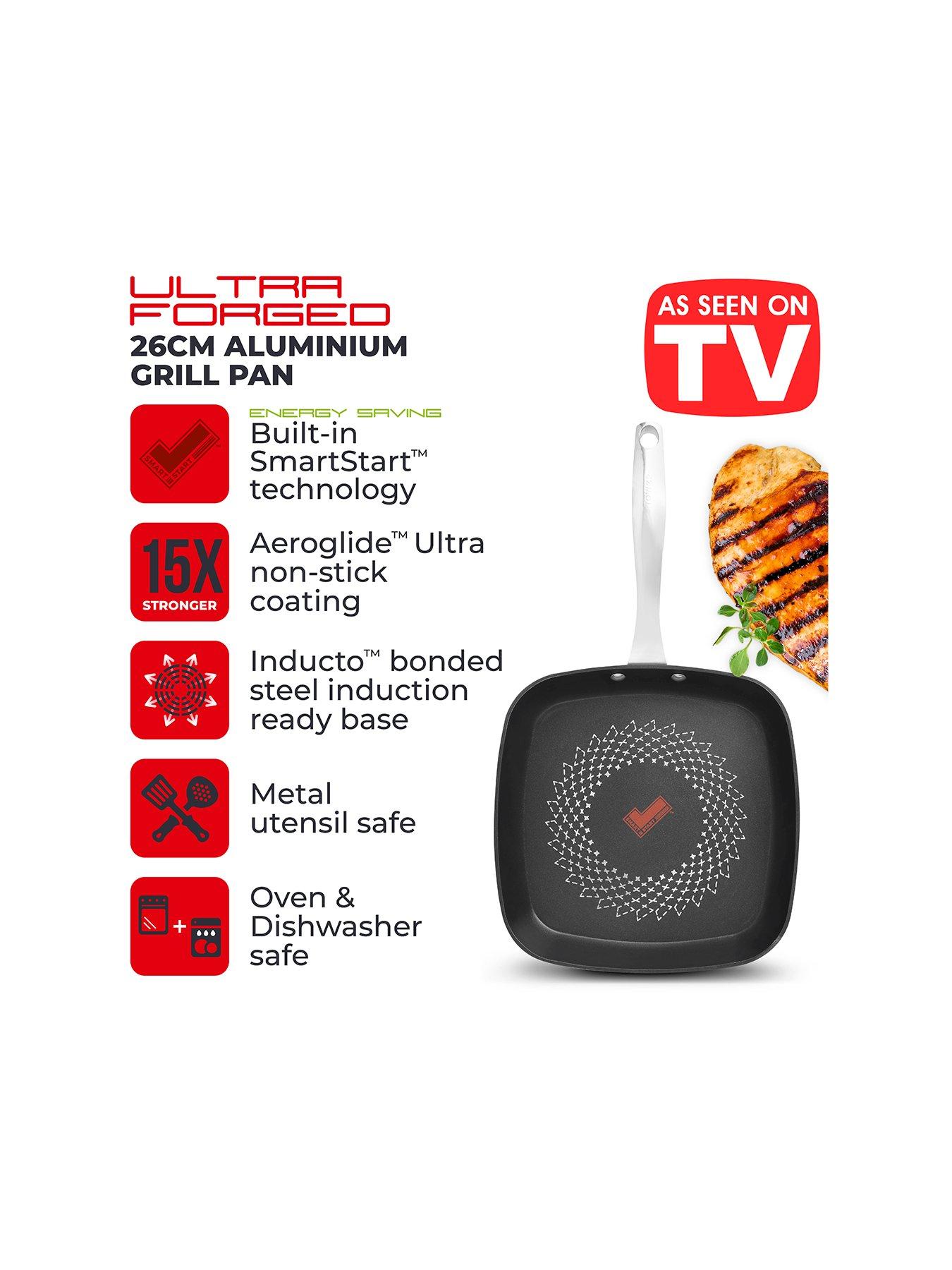 Image 2 of 8 of Tower SmartStart Ultra Forged 26 cm Grill Pan