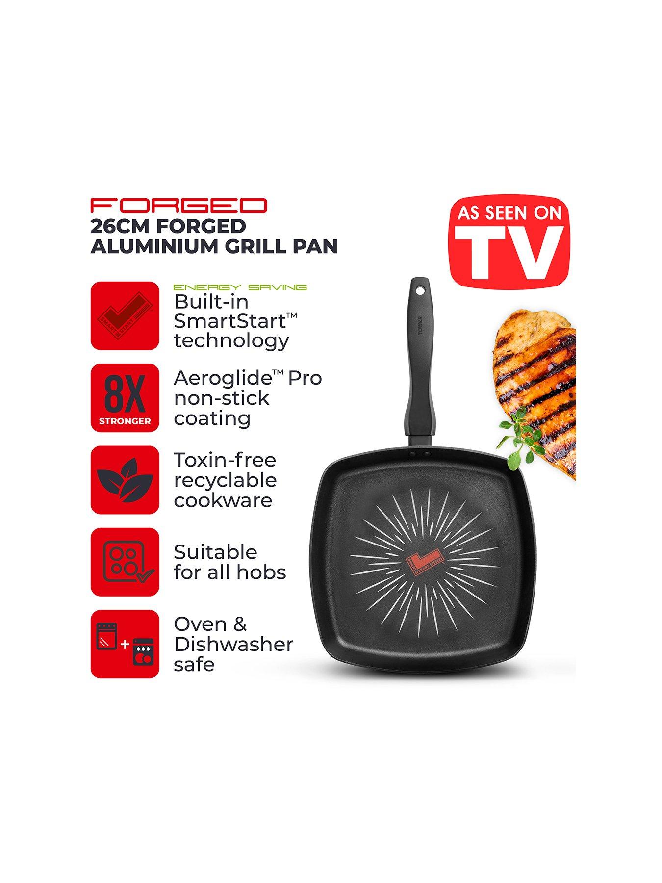 Image 2 of 8 of Tower SmartStart Forged 26 cm Grill Pan
