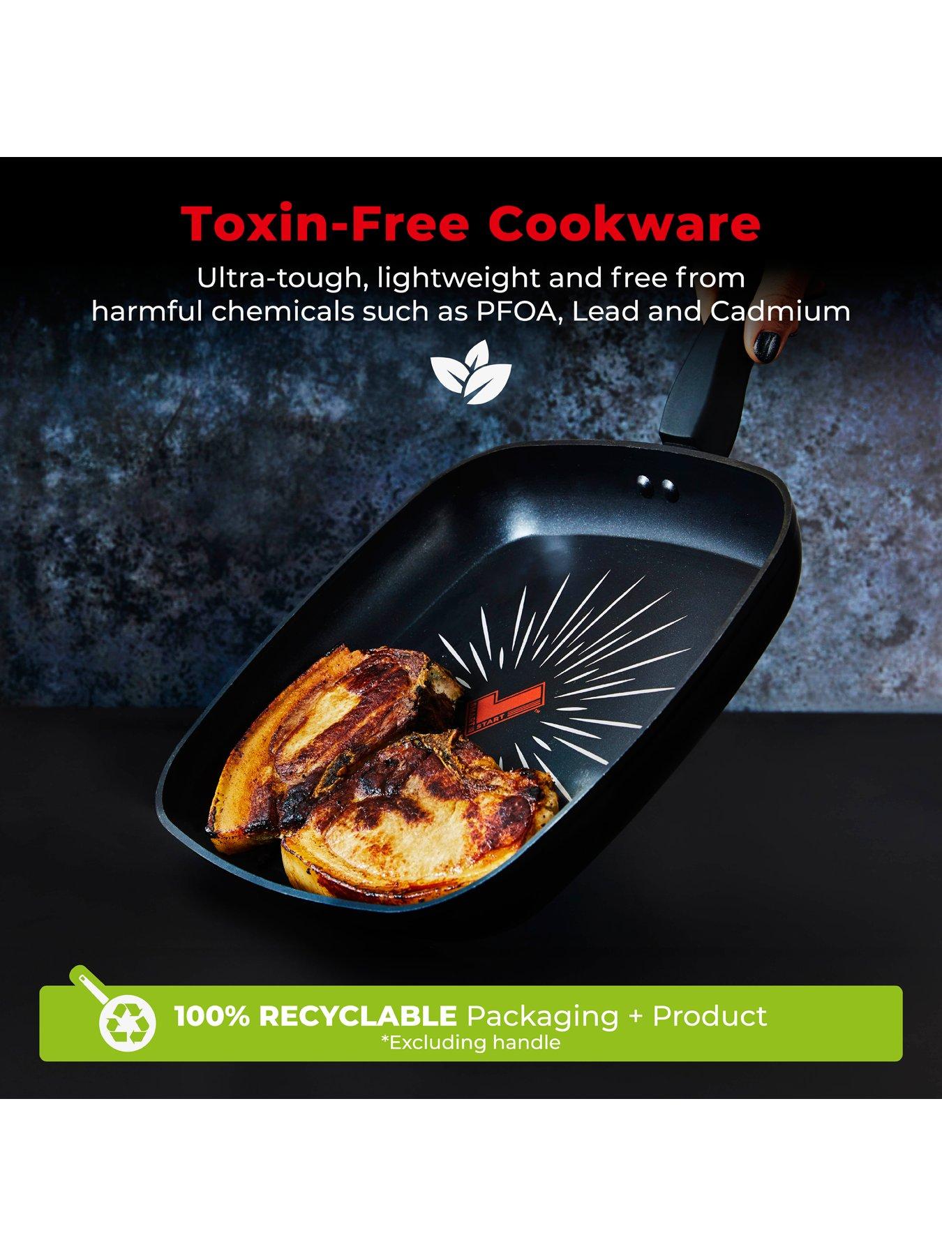 Image 5 of 8 of Tower SmartStart Forged 26 cm Grill Pan