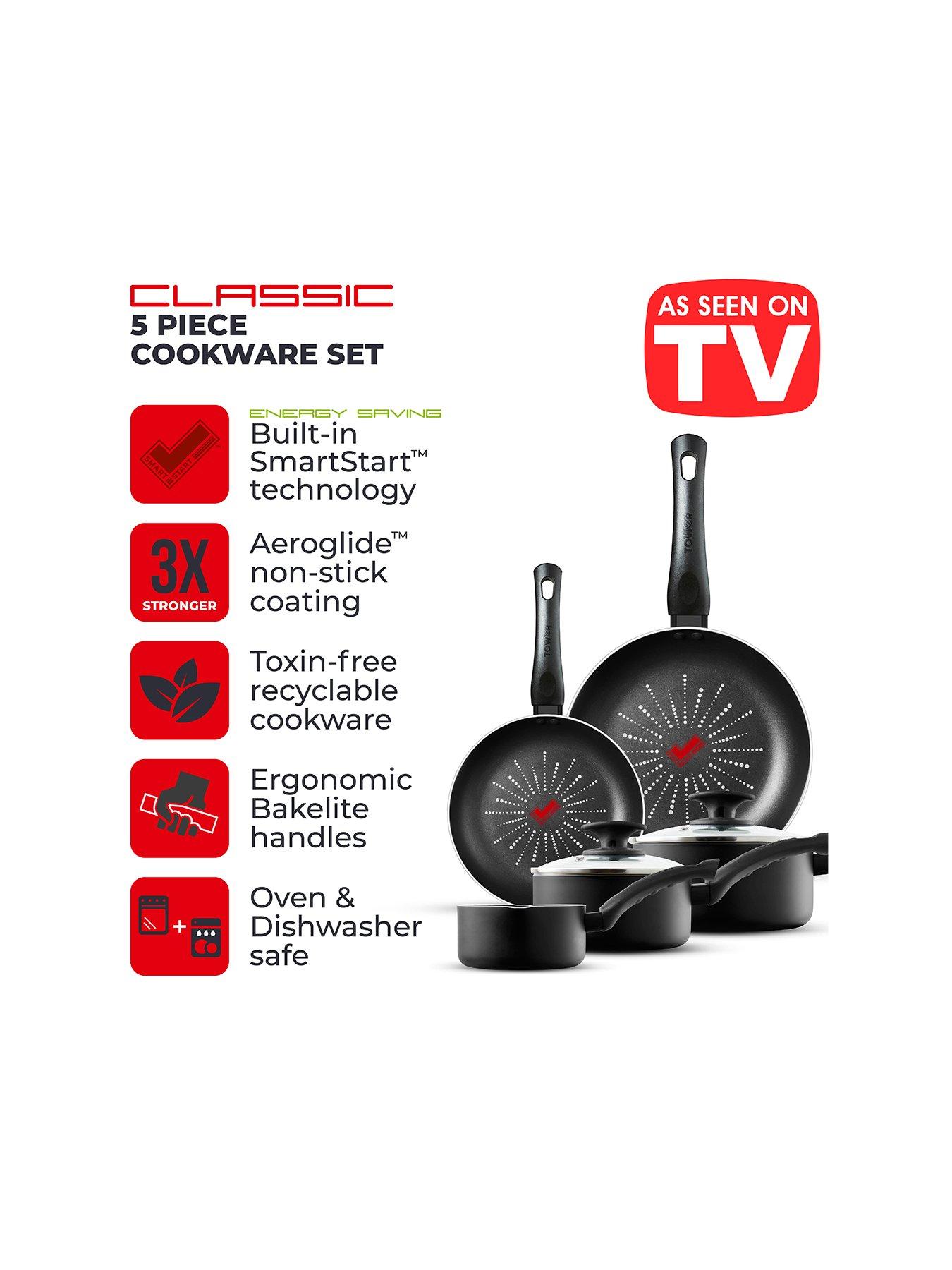 Image 2 of 7 of Tower SmartStart Classic 5-Piece Pan Set
