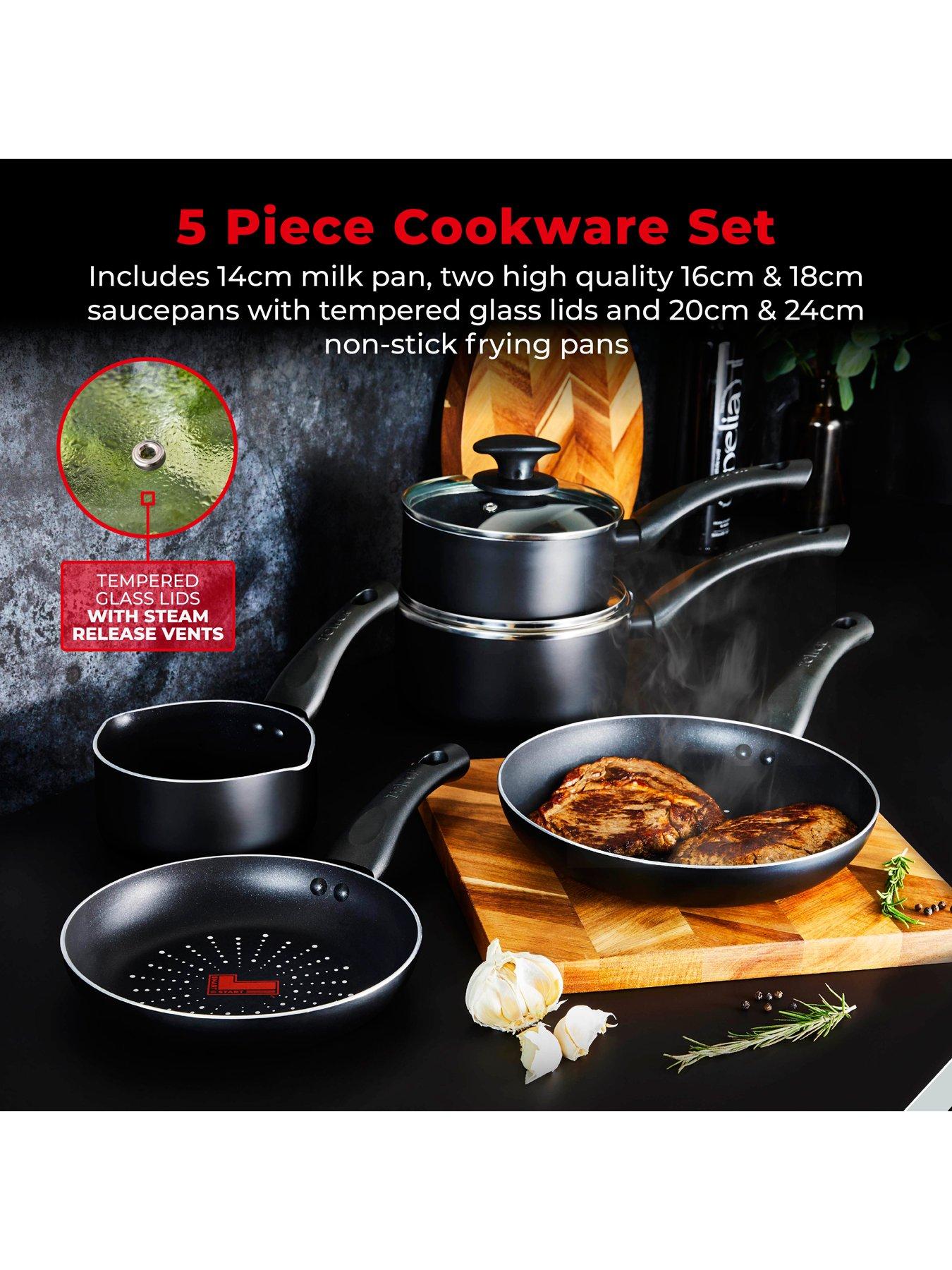 Image 3 of 7 of Tower SmartStart Classic 5-Piece Pan Set