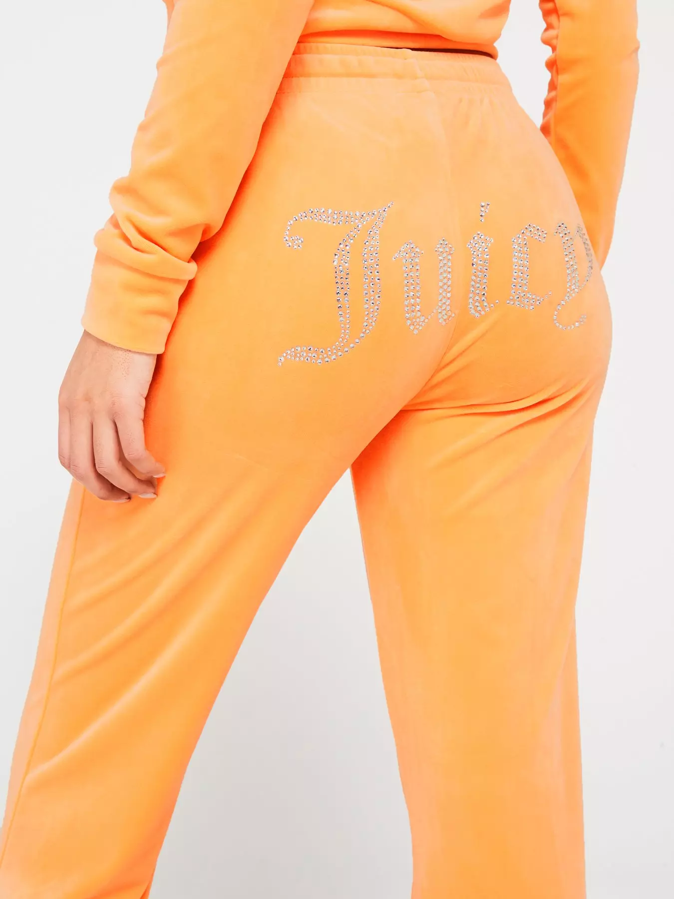 DELLA ROBIA LOW RISE FLARE CLASSIC VELOUR TRACK PANT – Juicy