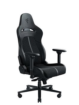 Product photograph of Razer Enki Gaming Chair - Black from very.co.uk