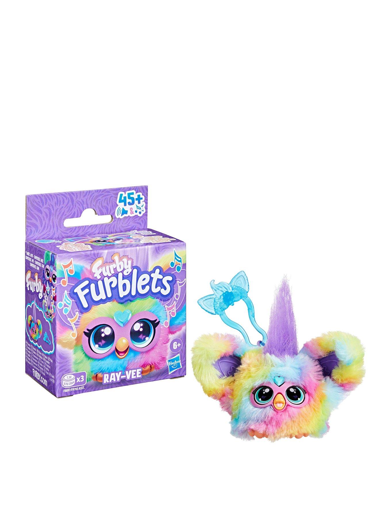 Furby Furblets Ray-Vee Electronica Mini Electronic Plush Toy for Girls &  Boys 6+ - Furby