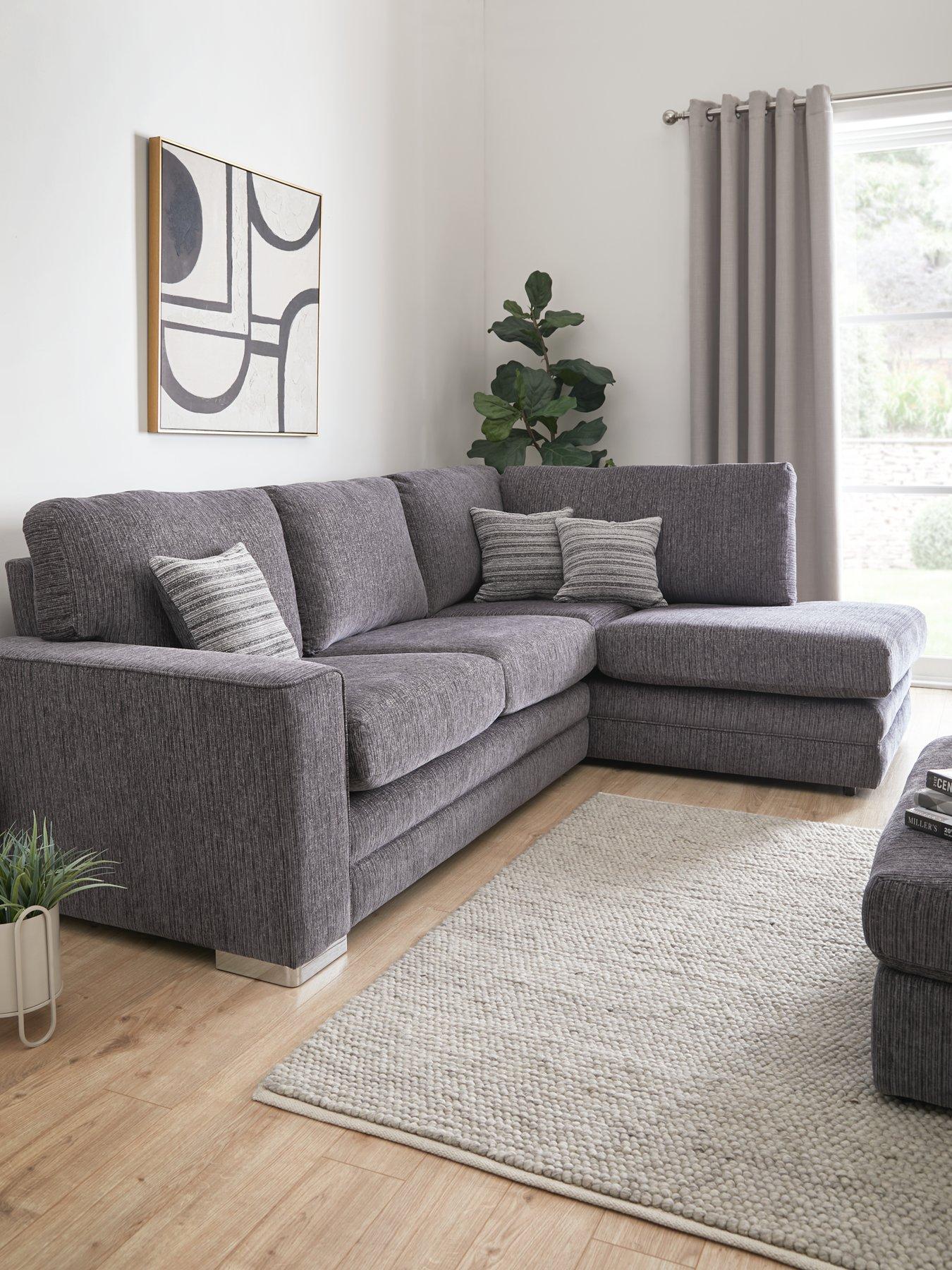undefined Minc Fabric Right Hand Corner Chaise Sofa