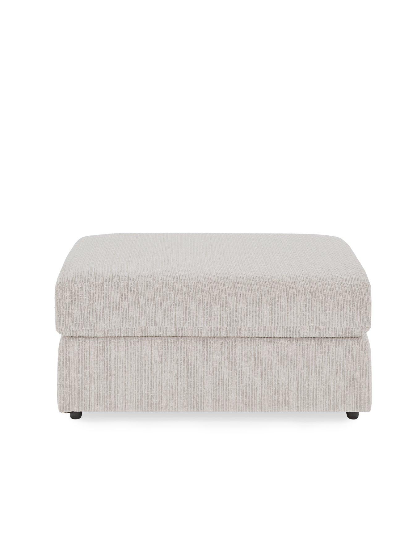 undefined Minc Fabric Footstool - Made in the UK