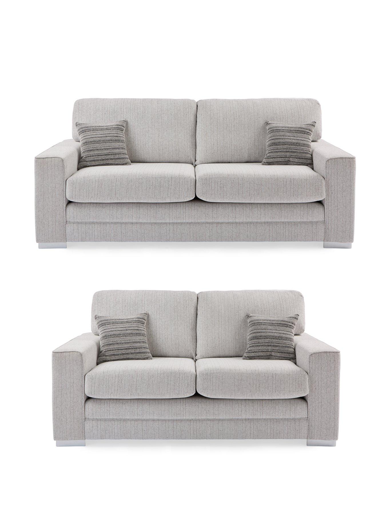 Very Home Minc 3 Seater+ 2 Seater Fabric Sofa Set (Buy and SAVE!) - Made in the UK