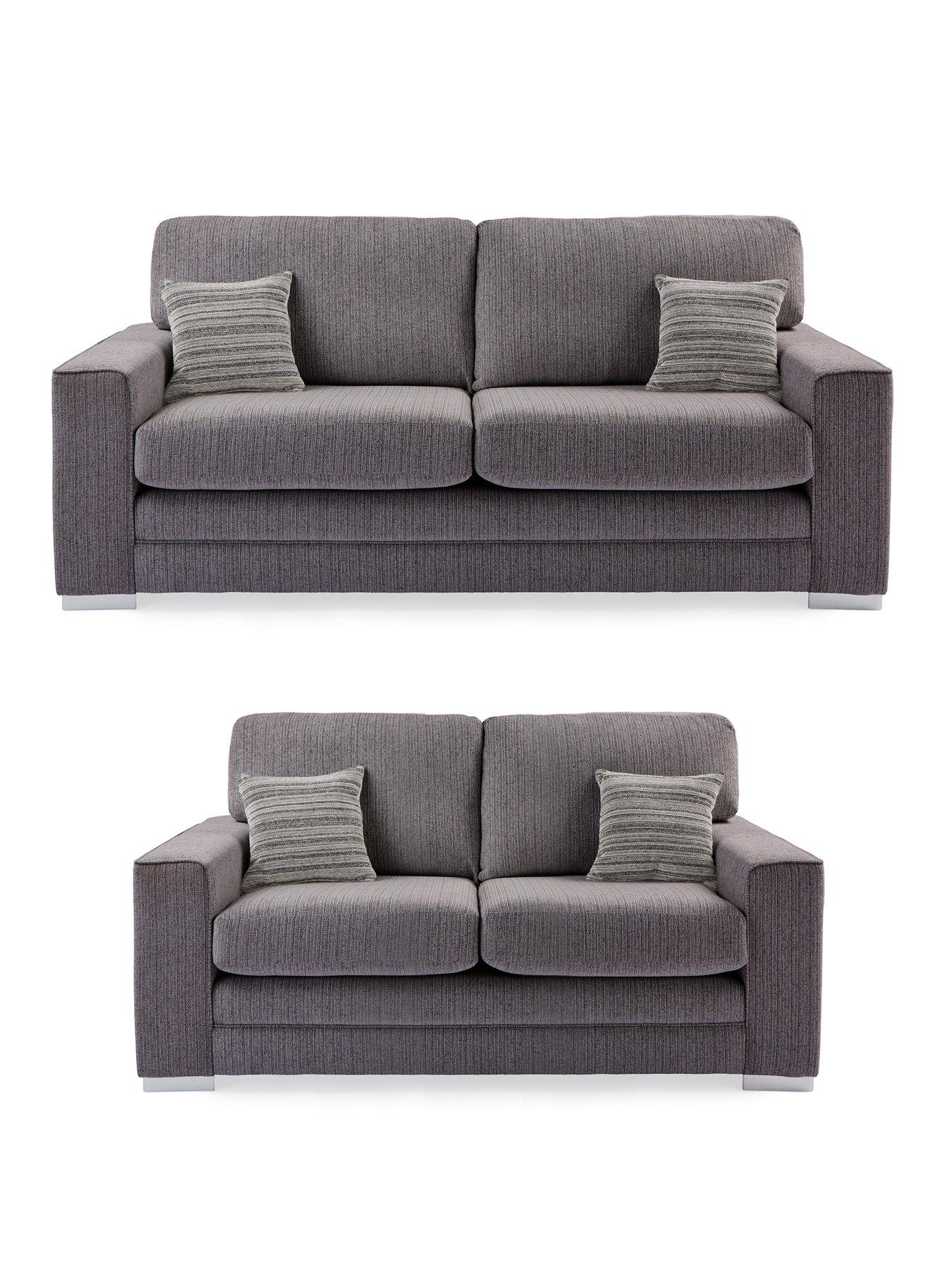 Very Home Minc 3 Seater+ 2 Seater Fabric Sofa Set (Buy and SAVE!) - Made in the UK