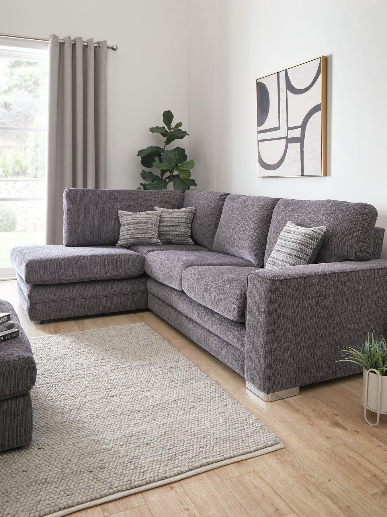 undefined Minc Fabric Left Hand Corner Chaise Sofa