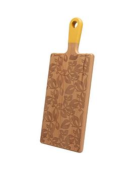 Product photograph of Catherine Lansfield Inga Wooden Serving Board from very.co.uk