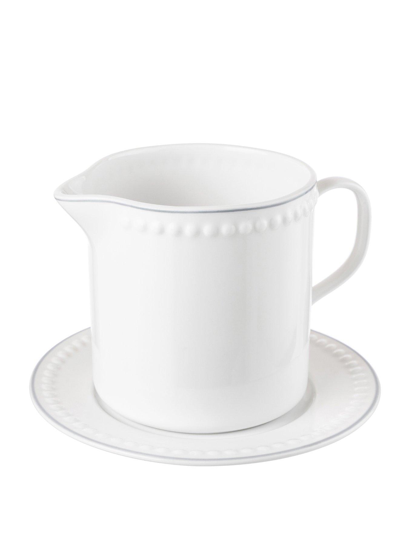 Product photograph of Mary Berry Signature Gravy Jug And Saucer from very.co.uk