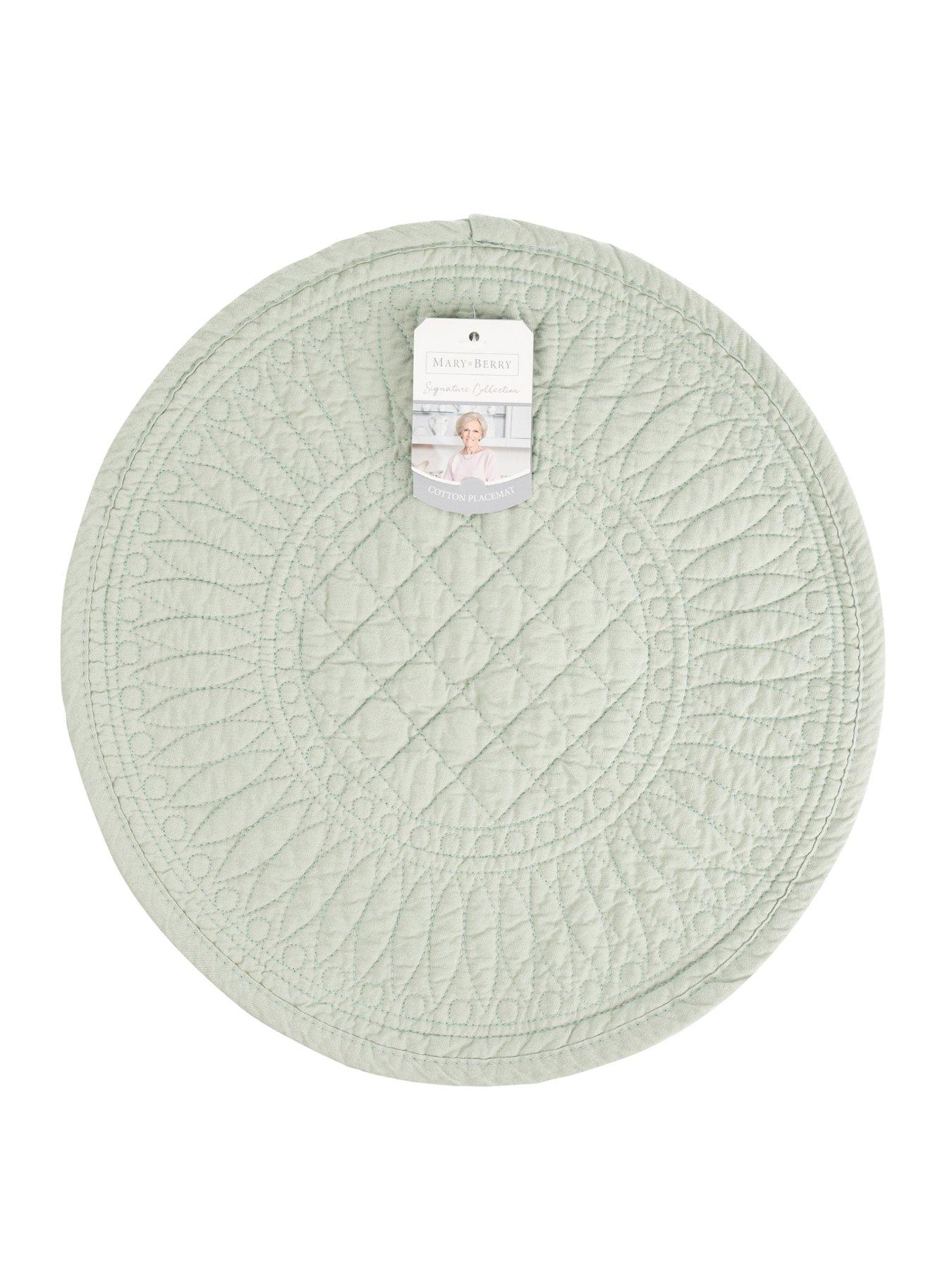 undefined Signature Cotton Placemat in Pistachio