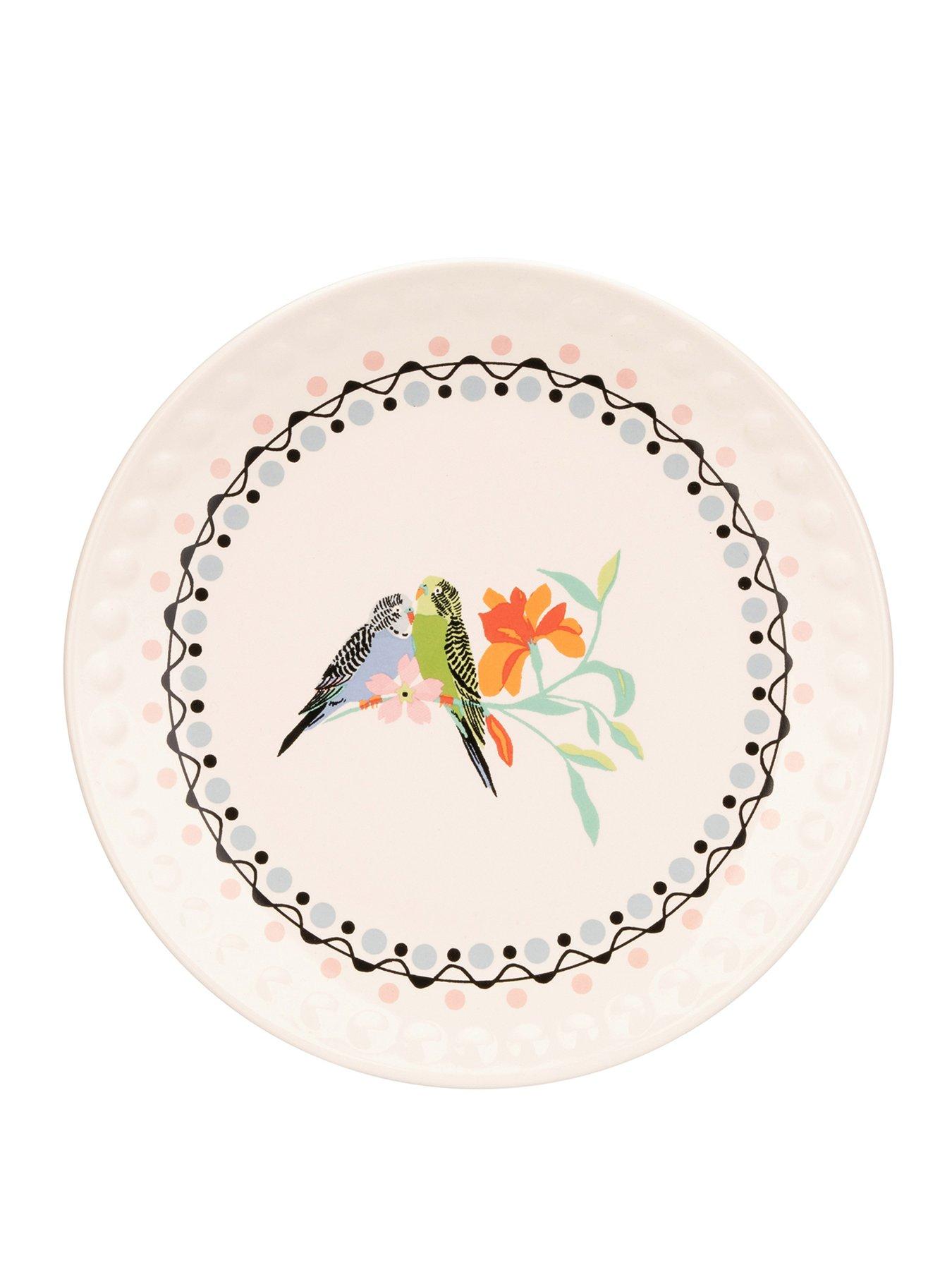 undefined Painted Table Side Plate