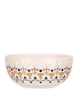 Product photograph of Cath Kidston Painted Table Cereal Bowl from very.co.uk