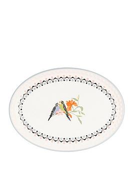 Product photograph of Cath Kidston Painted Table Ceramic Oval Platter from very.co.uk