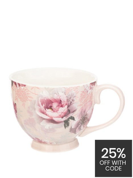 catherine-lansfield-dramatic-floral-footed-mug-pink