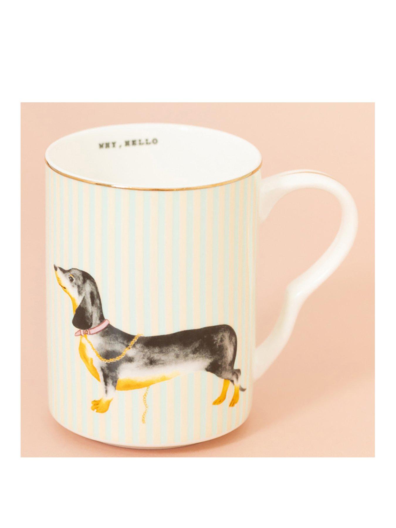 Product photograph of Yvonne Ellen Sausage Doggie Mug from very.co.uk