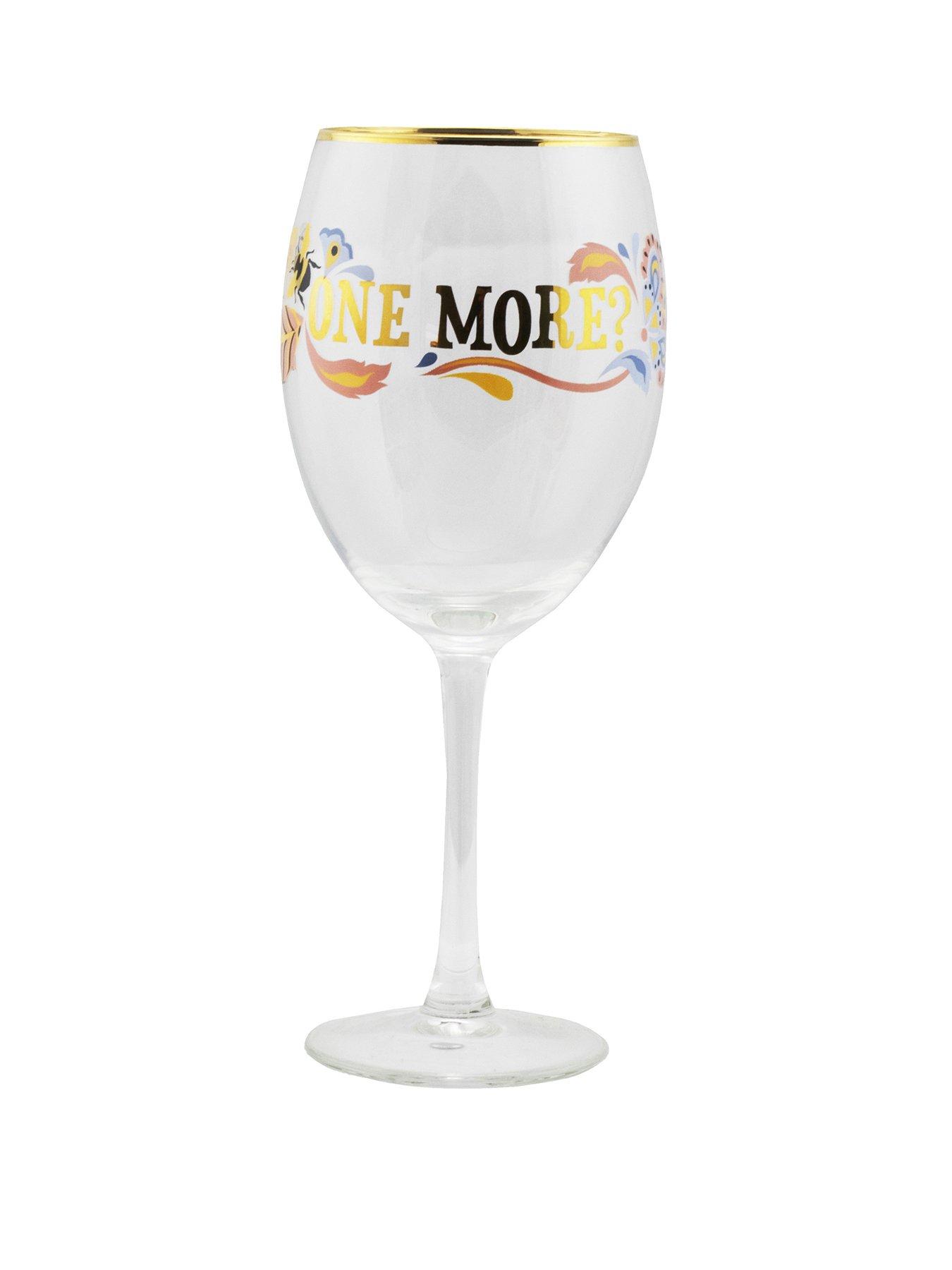 Image 2 of 4 of Yvonne Ellen Slogan Wine Glass