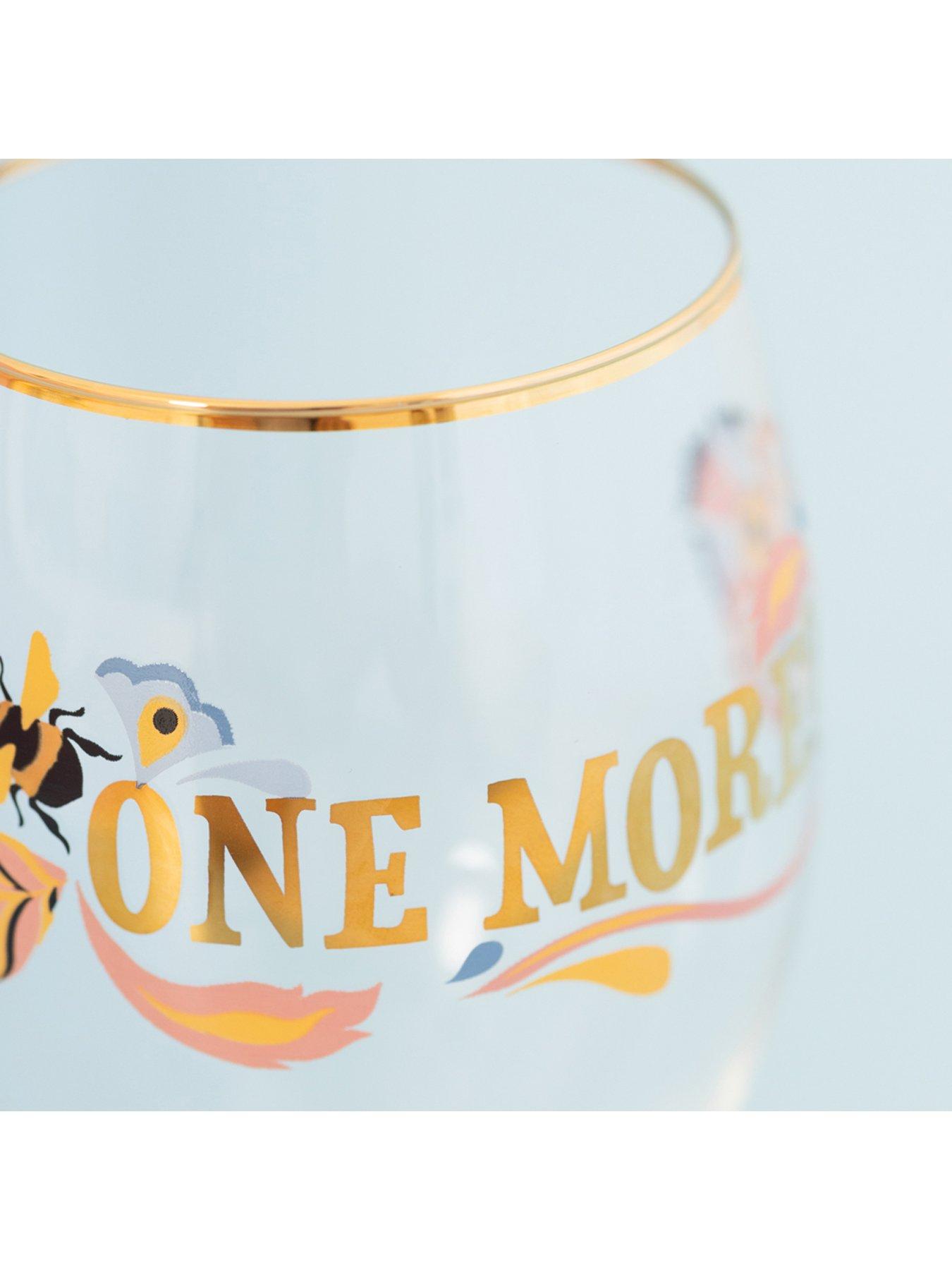 Image 4 of 4 of Yvonne Ellen Slogan Wine Glass