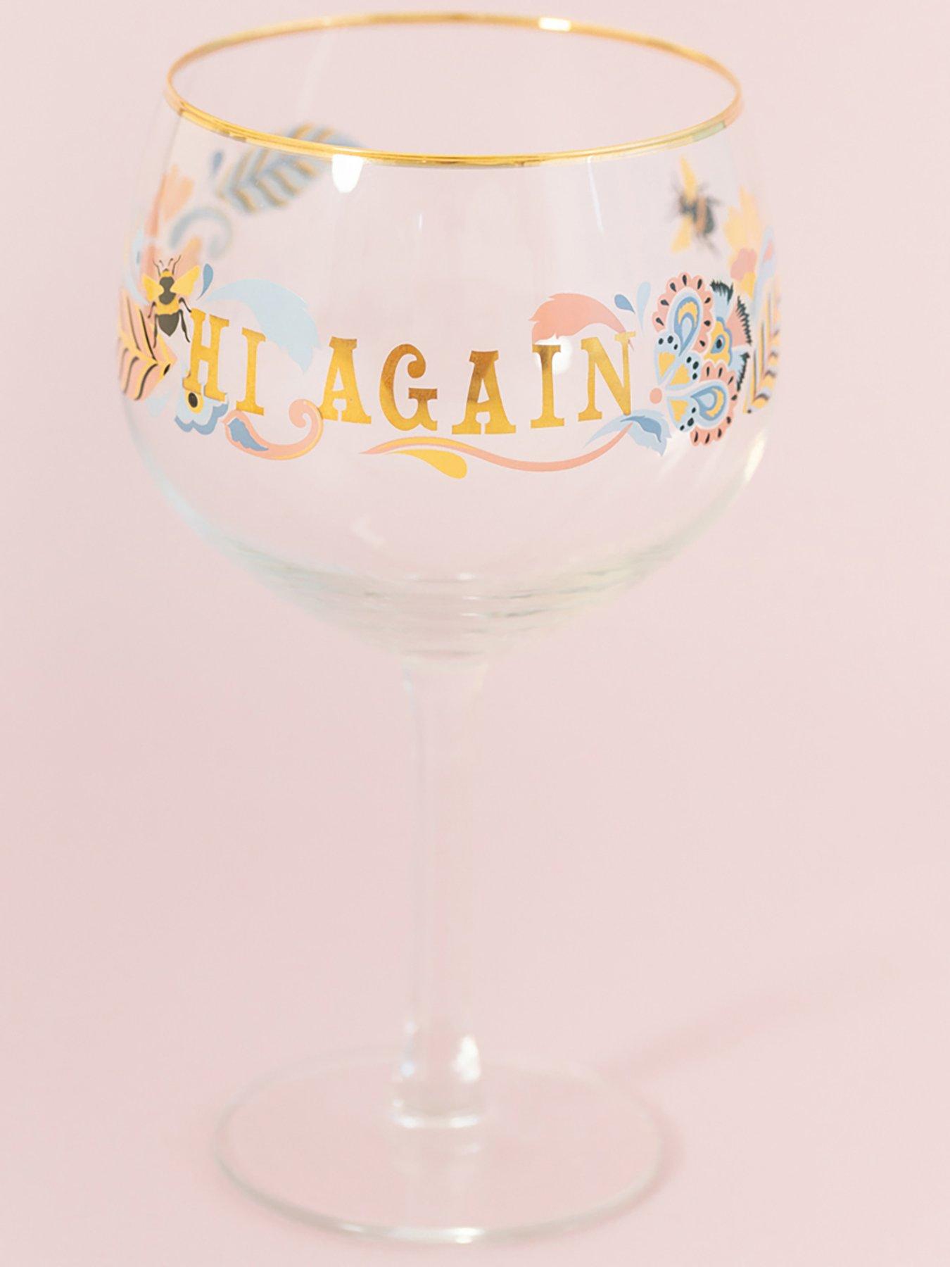 Image 3 of 3 of Yvonne Ellen Slogan Gin Glass