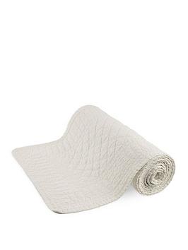 Product photograph of Mary Berry Signature Cotton Table Runner In Ivory from very.co.uk