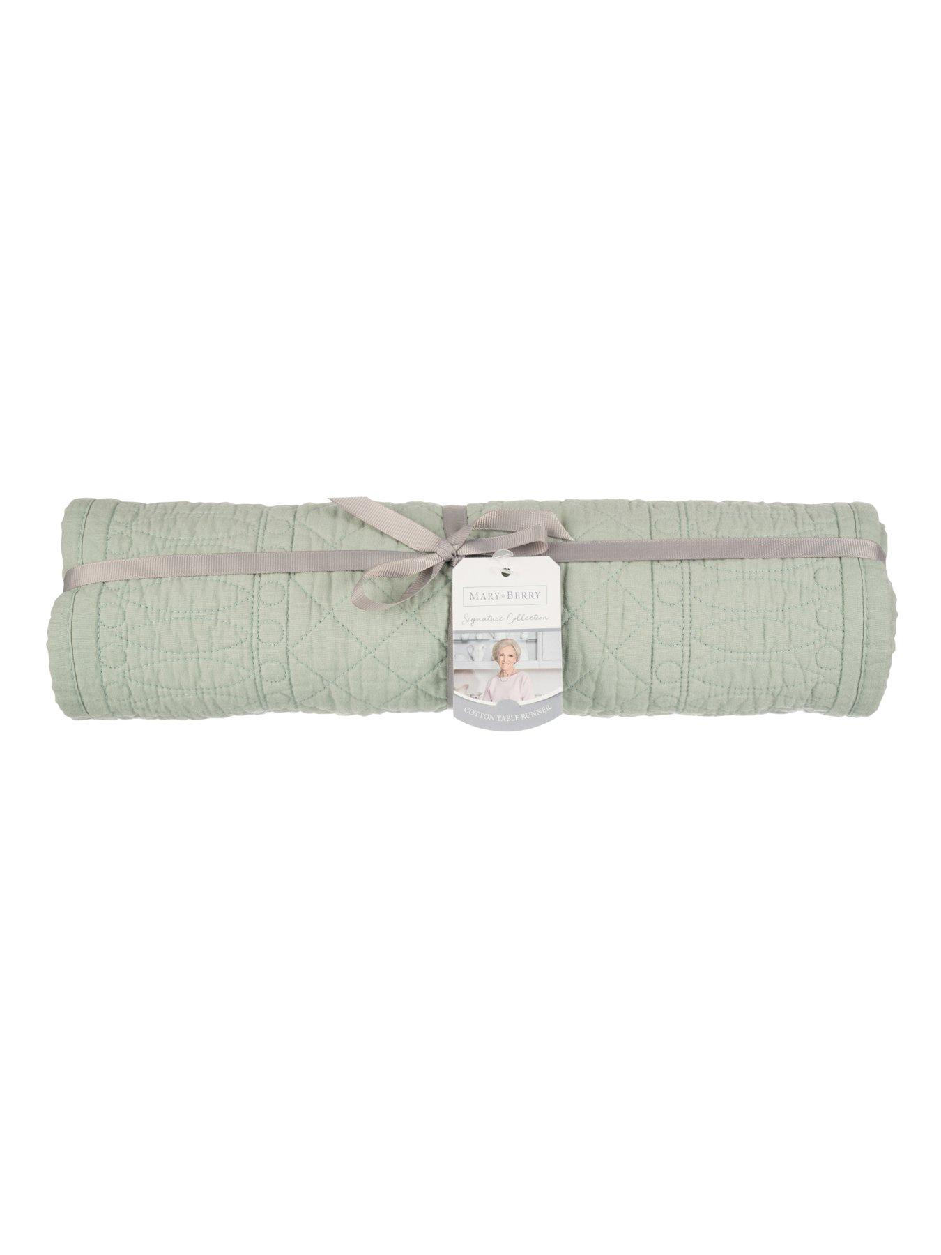 Image 2 of 2 of Mary Berry Signature Cotton Table Runner in Pistachio