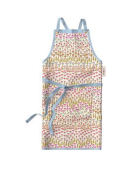 Product photograph of Cath Kidston Painted Table Cotton Apron from very.co.uk