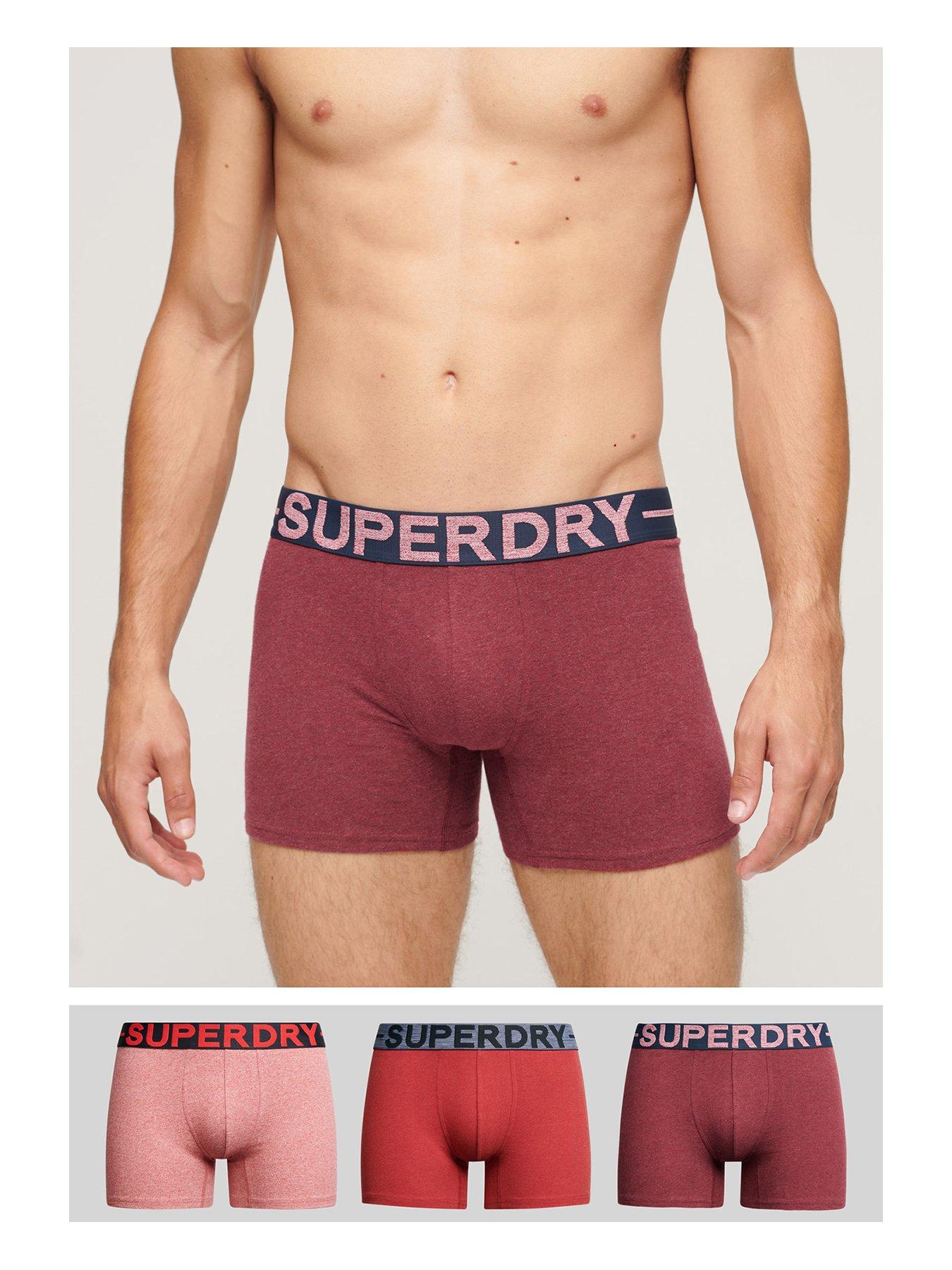 3 pack Logo Waistband Boxers Red
