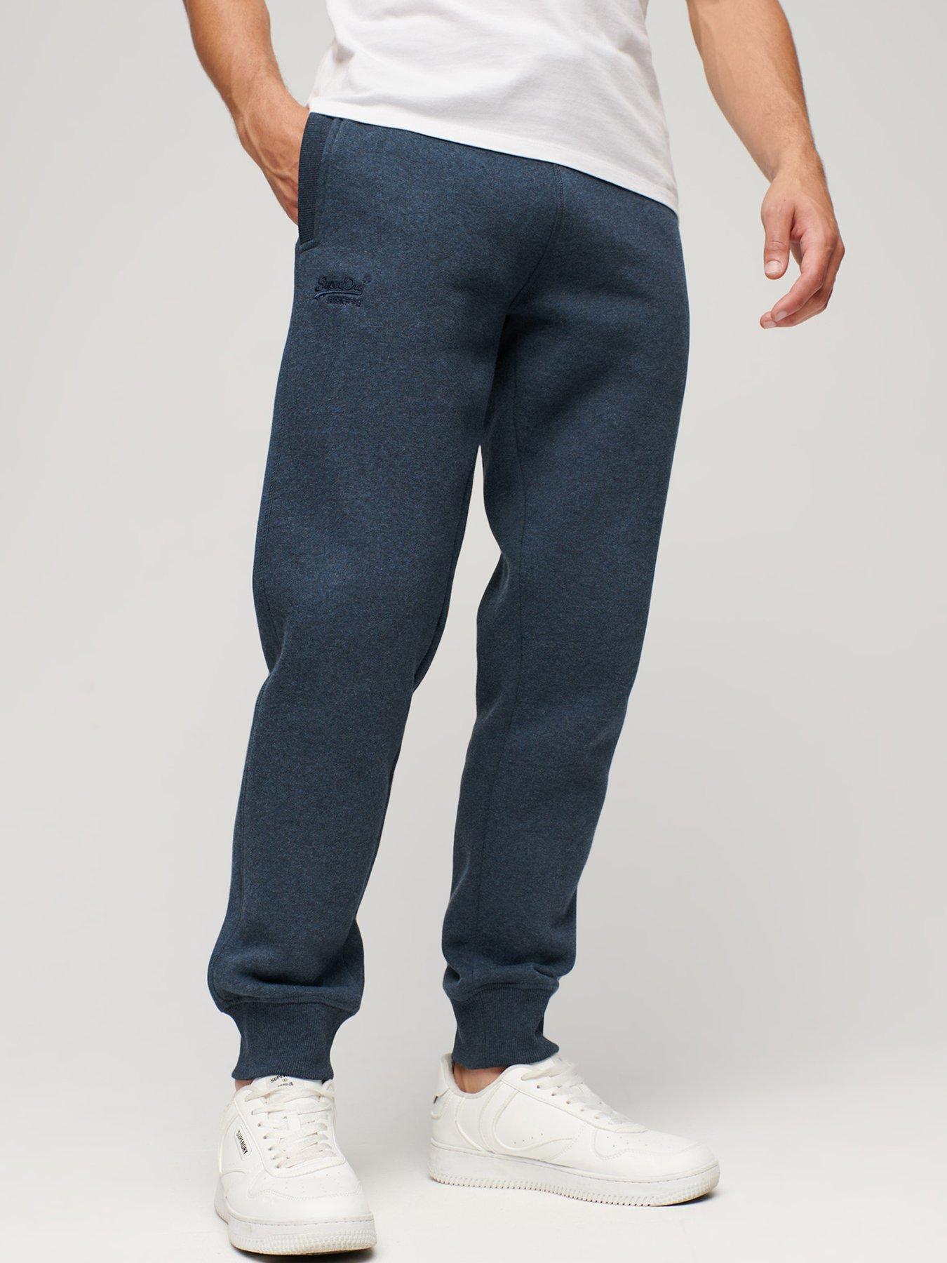 superdry essential logo joggers navy