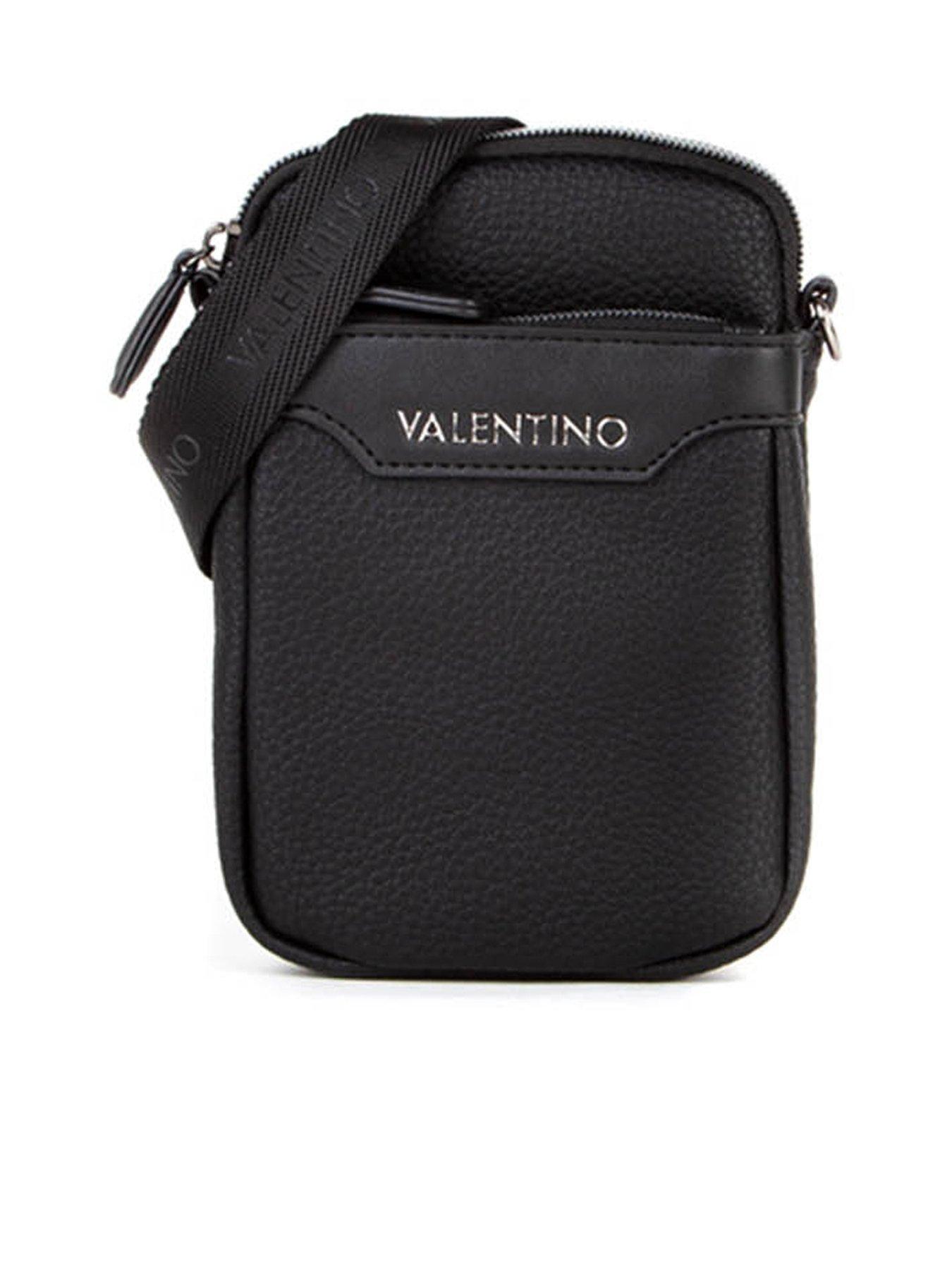 Valentino Efeo Crossbody Bag – Schwarze Umhängetasche, 20x24x6 Cm, Mit Reißverschluss