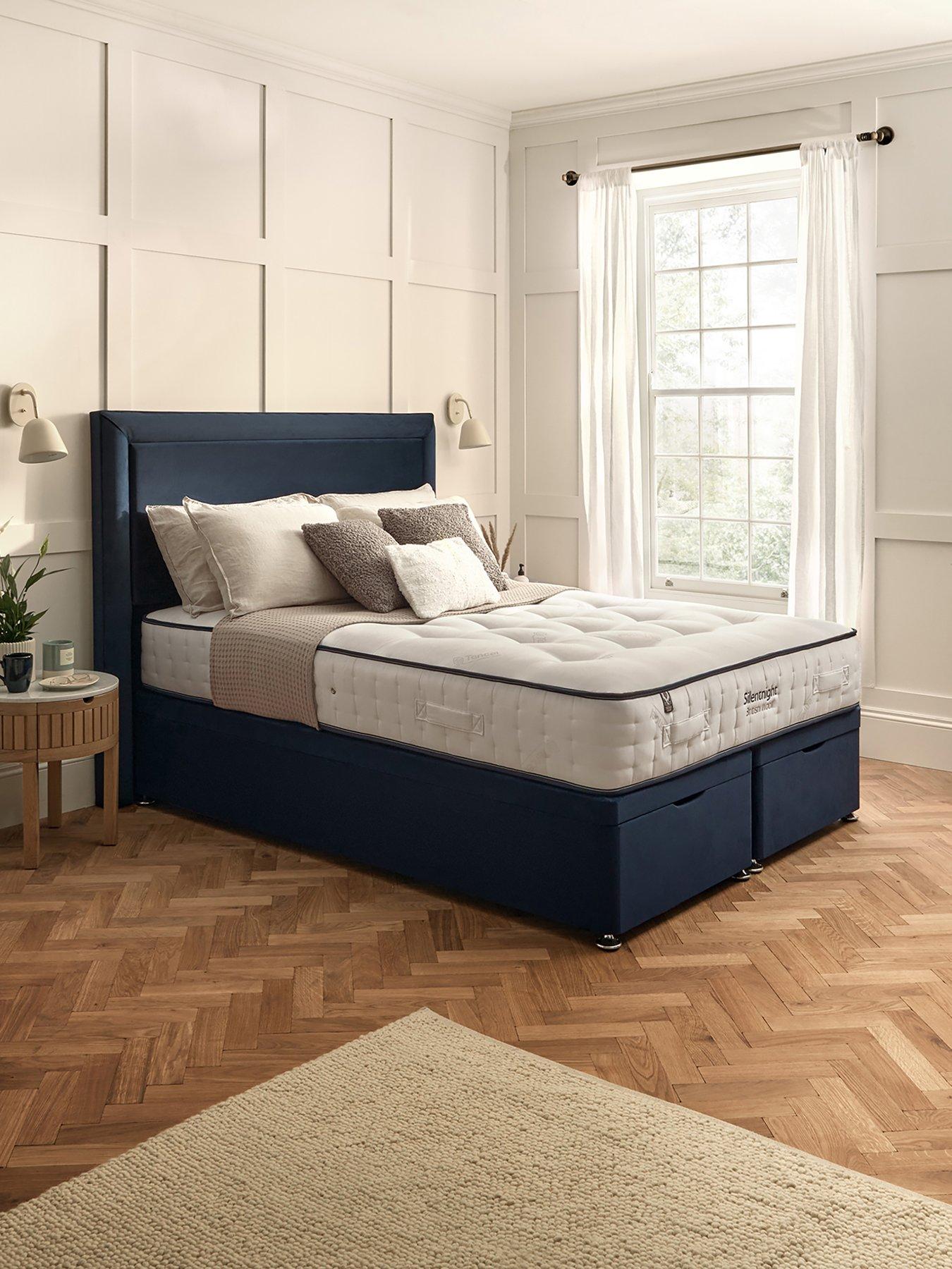 Product photograph of Silentnight Wool 2400 Pocket Mattress - Medium Firmness from very.co.uk