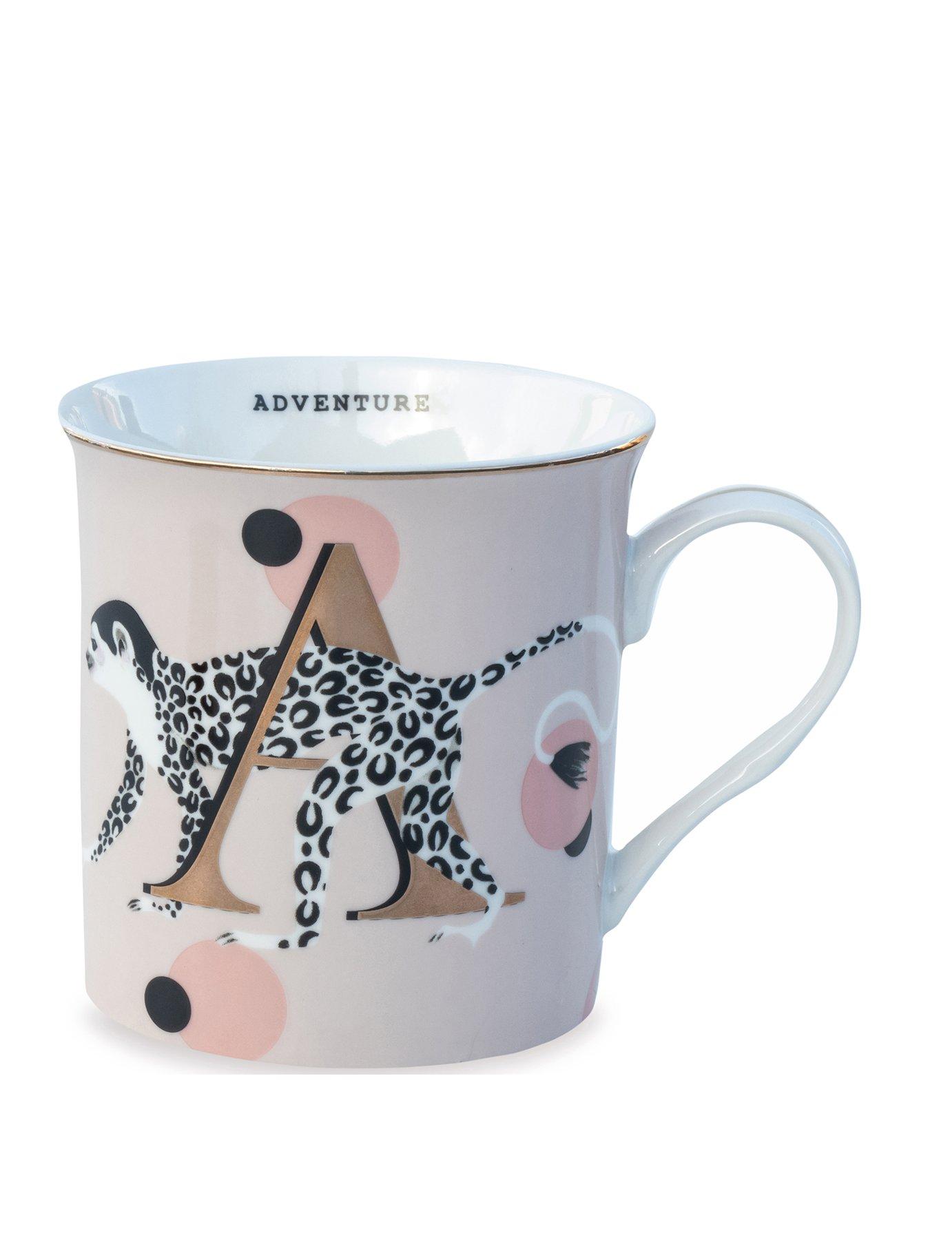 Product photograph of Yvonne Ellen Animal Alphabet Mug from very.co.uk