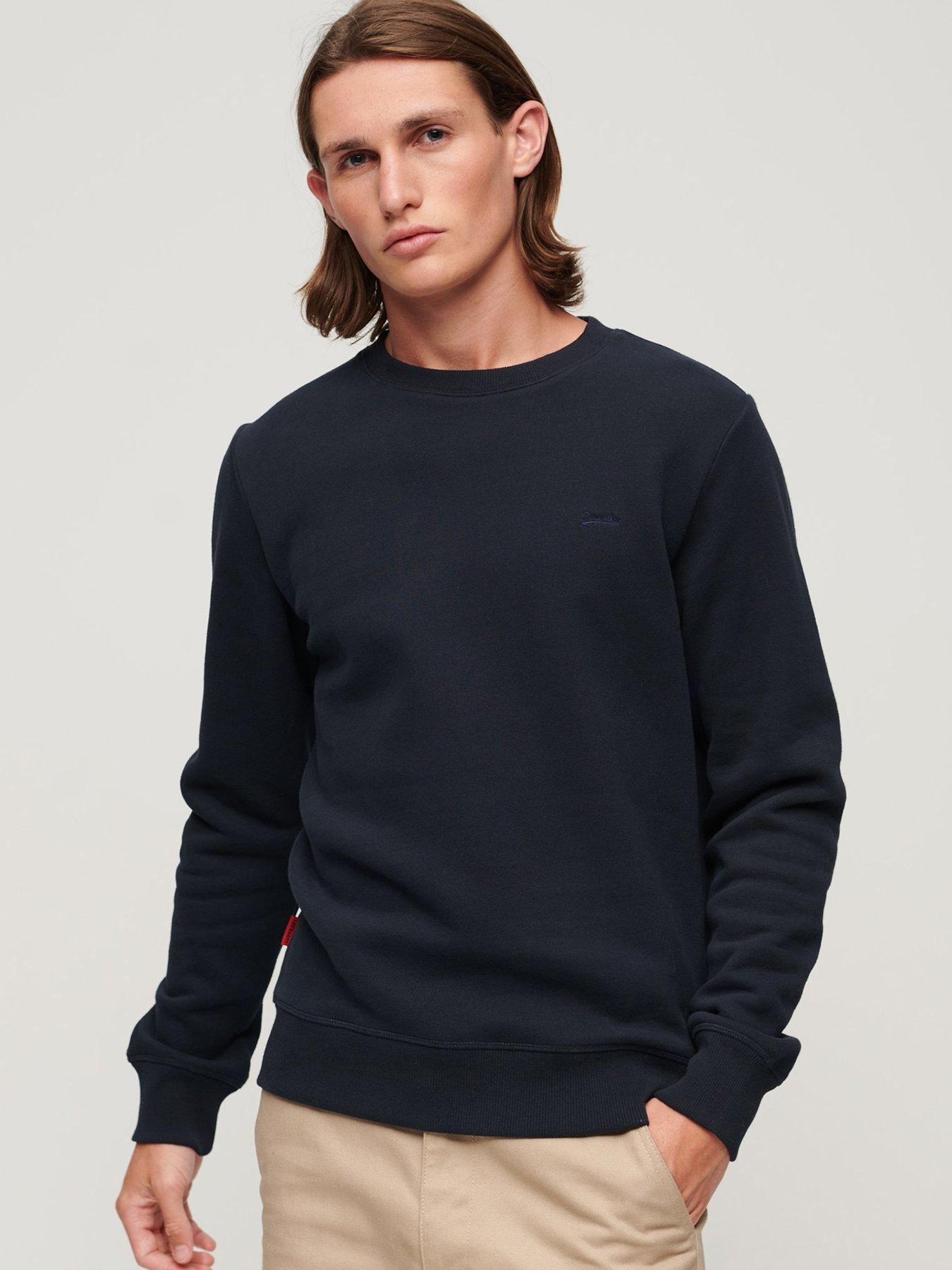 Essential Logo Crew Sweatshirt Navy