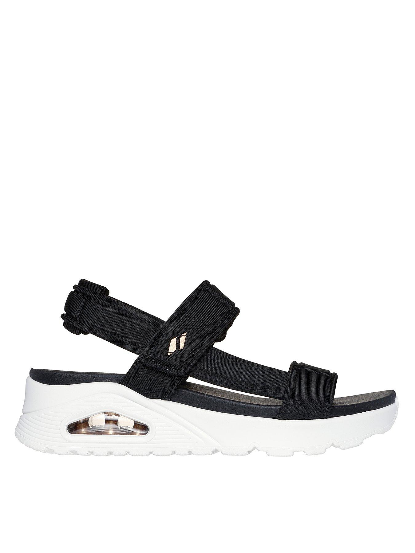 undefined Uno Yoga Foam Slingback Sandal - Black Nylon