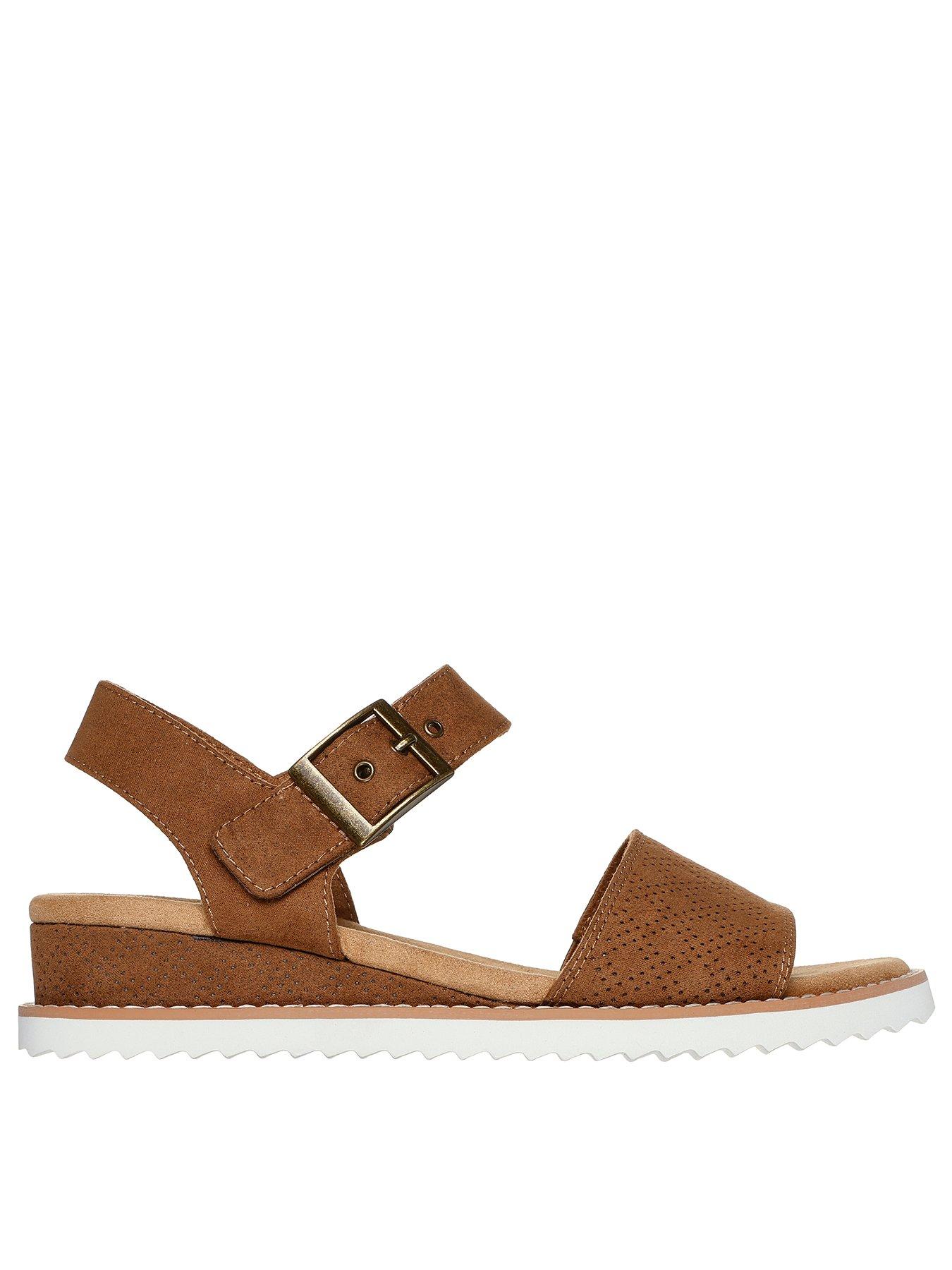 undefined Desert Kiss Microfiber Sandal - Brown