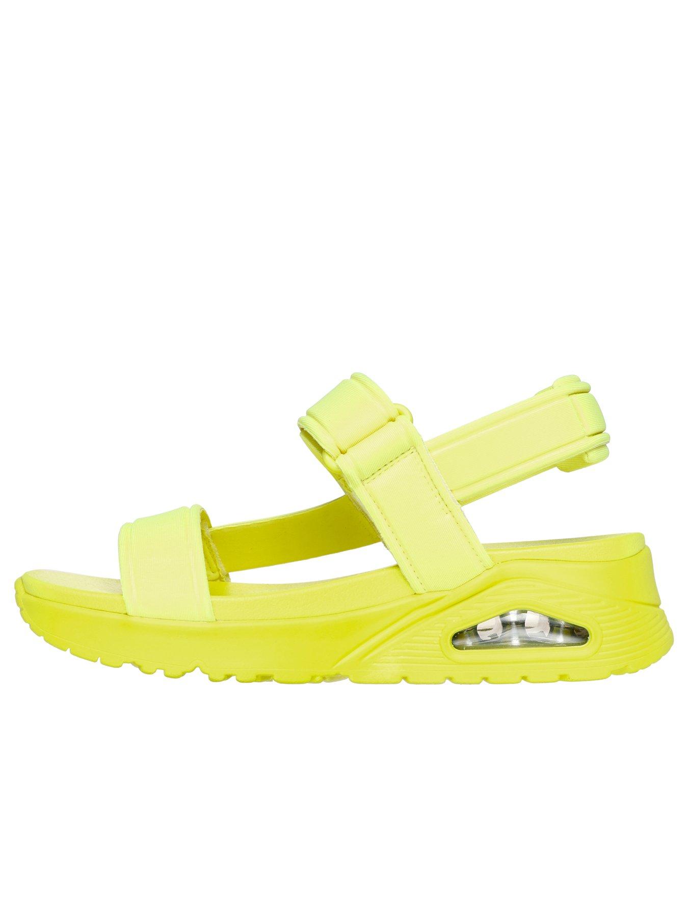 Uno Fun Stand Trekker Sandals Neon Yellow