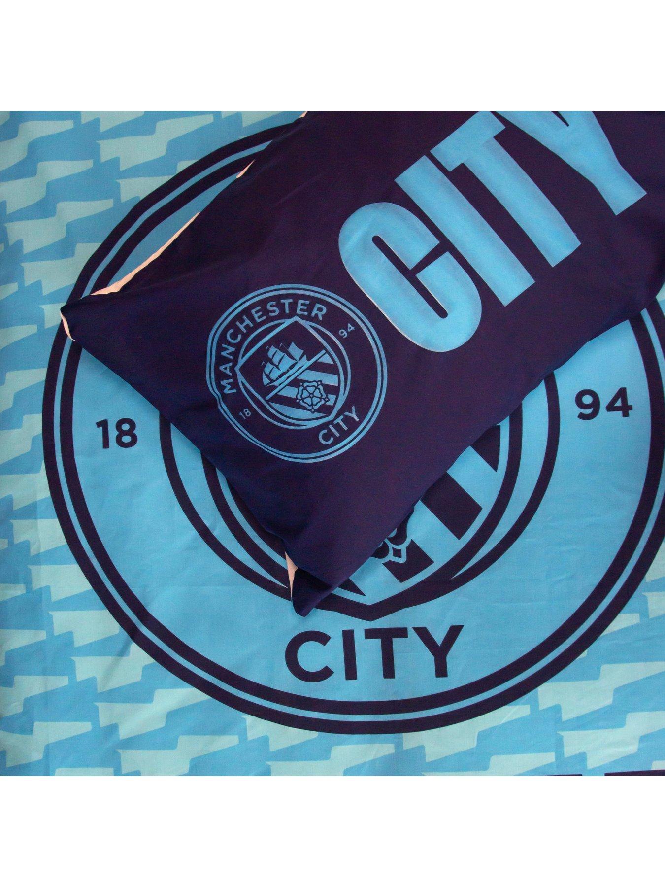 Image 7 of 7 of Manchester City Panel Duvet Cover Set - Multi