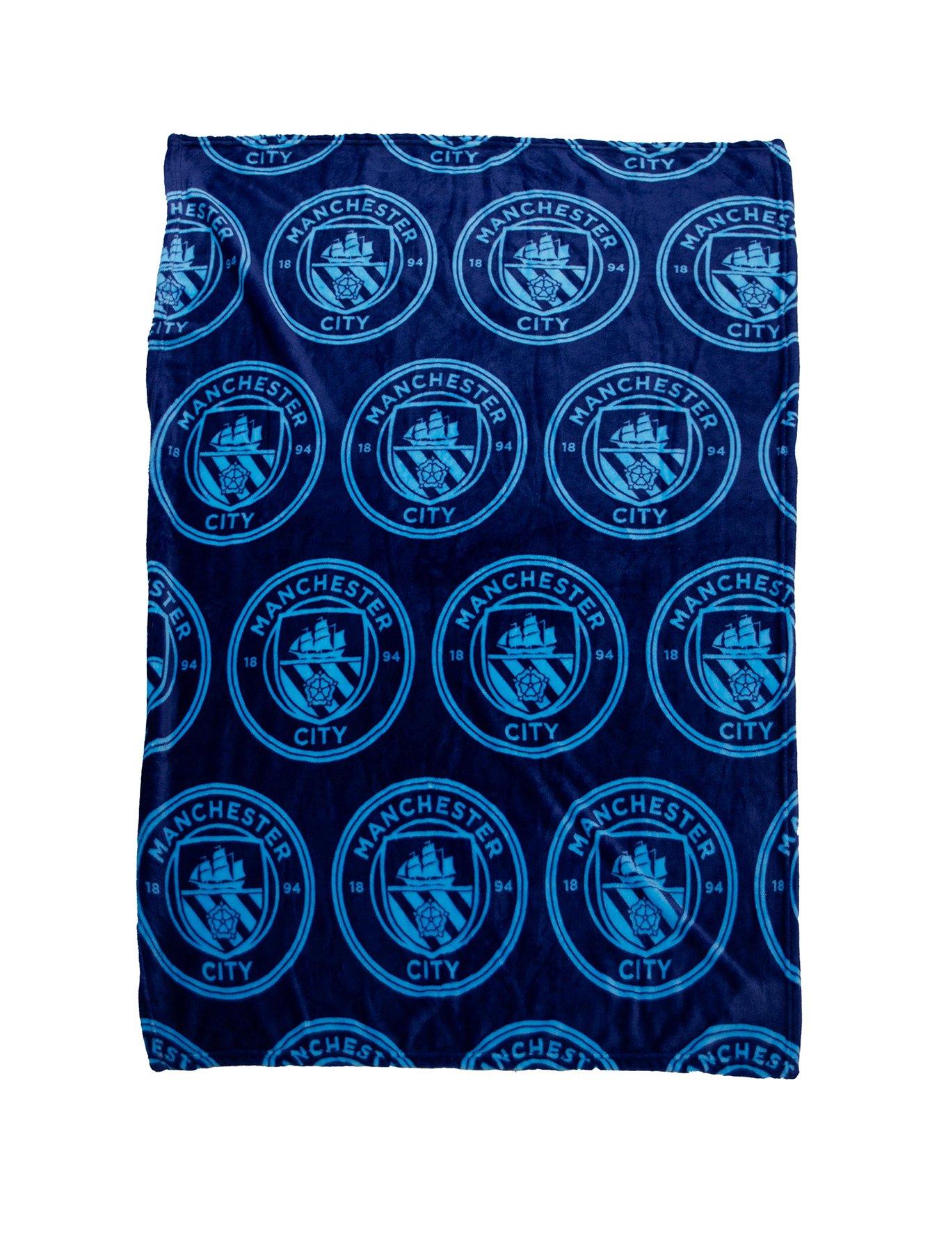 Image 2 of 6 of Manchester City Man City Panel Fleece Blanket