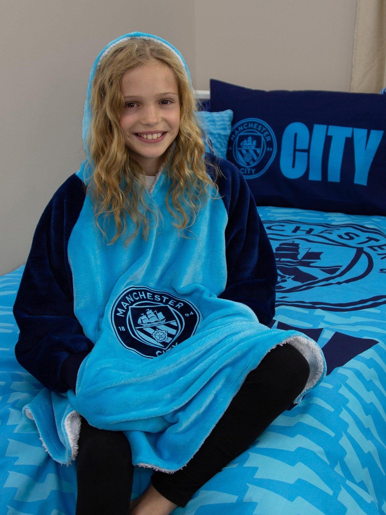 Image 1 of 7 of Manchester City Man City Wearable Fleece Hoodie