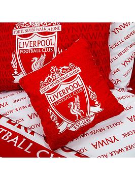 Product photograph of Liverpool Fc Liverpool Reversible Square Cushion from very.co.uk