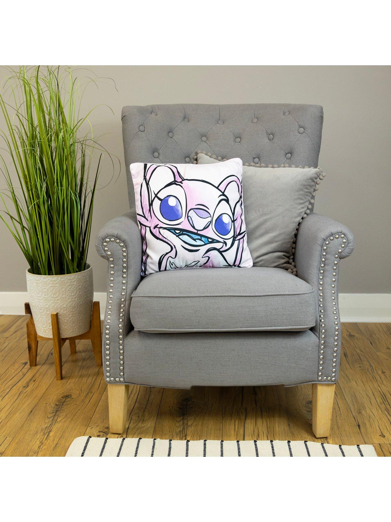 Image 7 of 7 of Disney Lilo &amp; Stitch&nbsp;Floral Garden Square Cushion