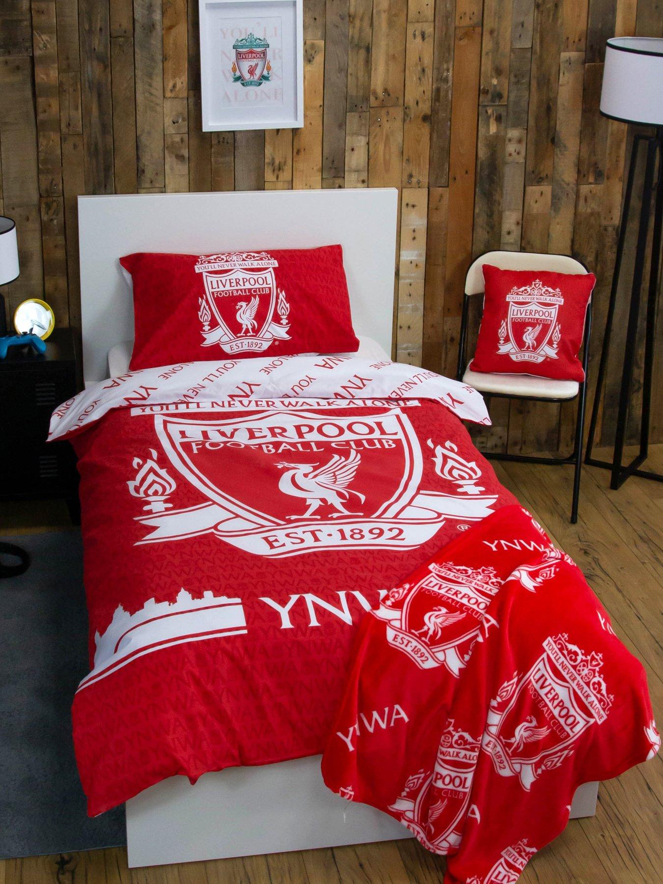 Image 1 of 8 of Liverpool FC Panel Duvet Cover Set