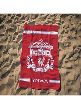 Product photograph of Liverpool Fc Liverpool Towel from very.co.uk