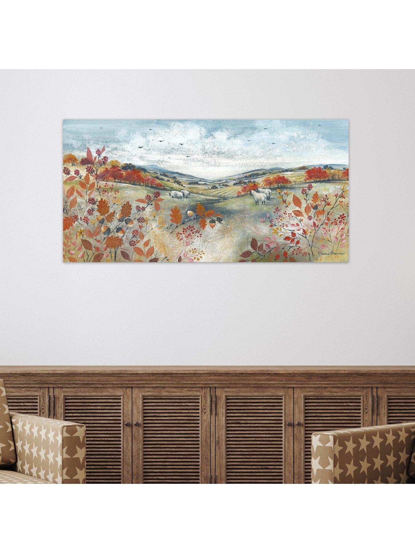 The Art Group Autumn Walk by Diane Demirci Canvas Art Print